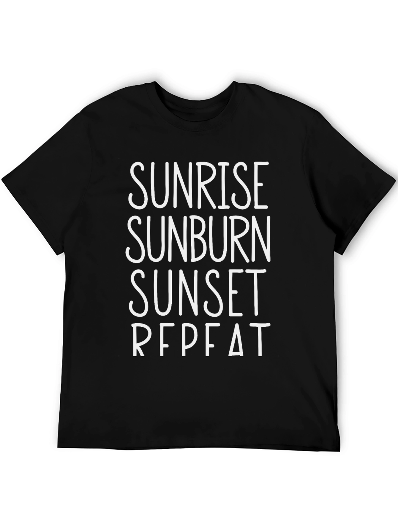 Sunrise Sunburn Sunset Repeat Graphic Tee