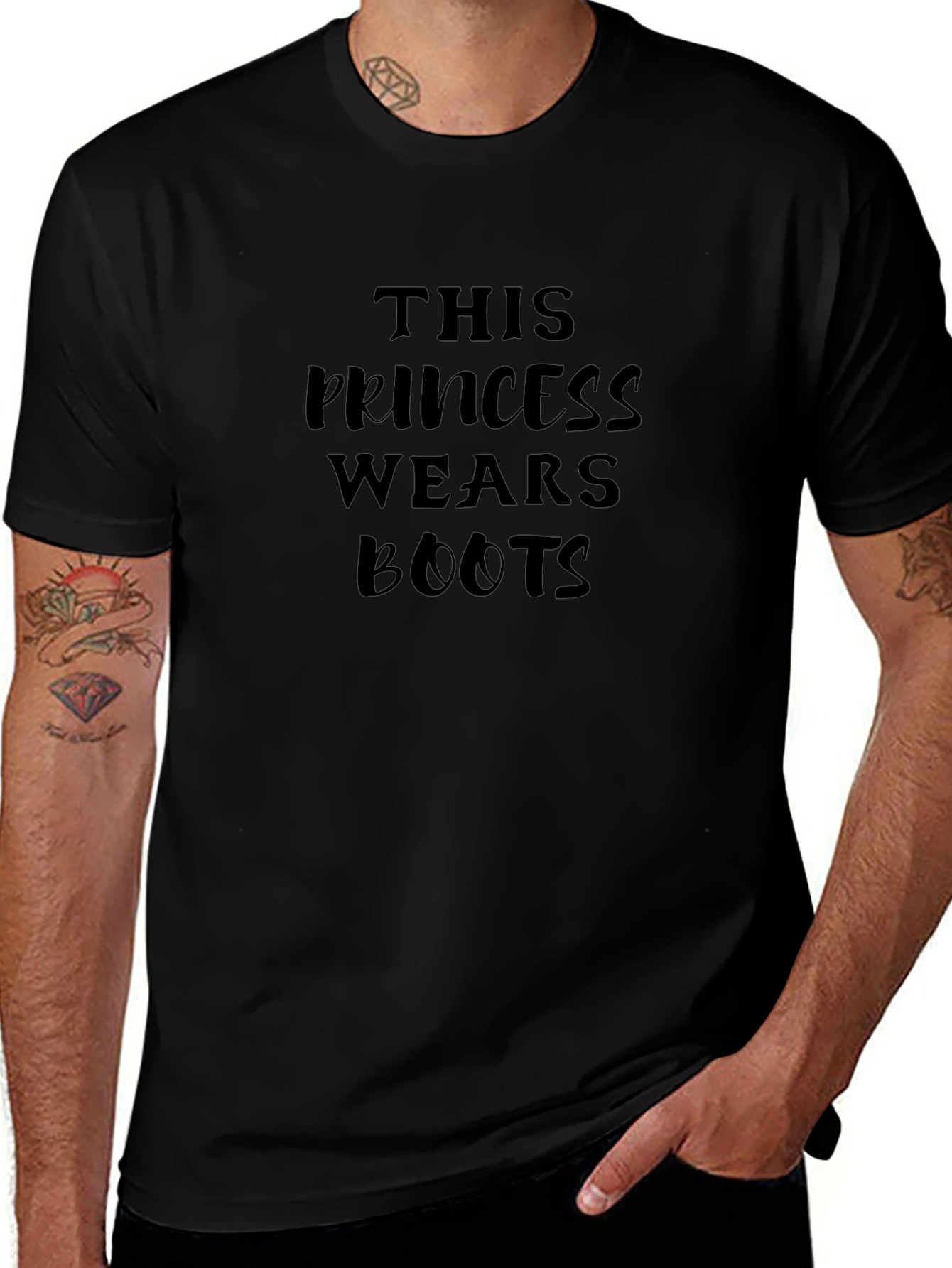 This Princess Wears Boots T-Shirt - Bold Statement Tee