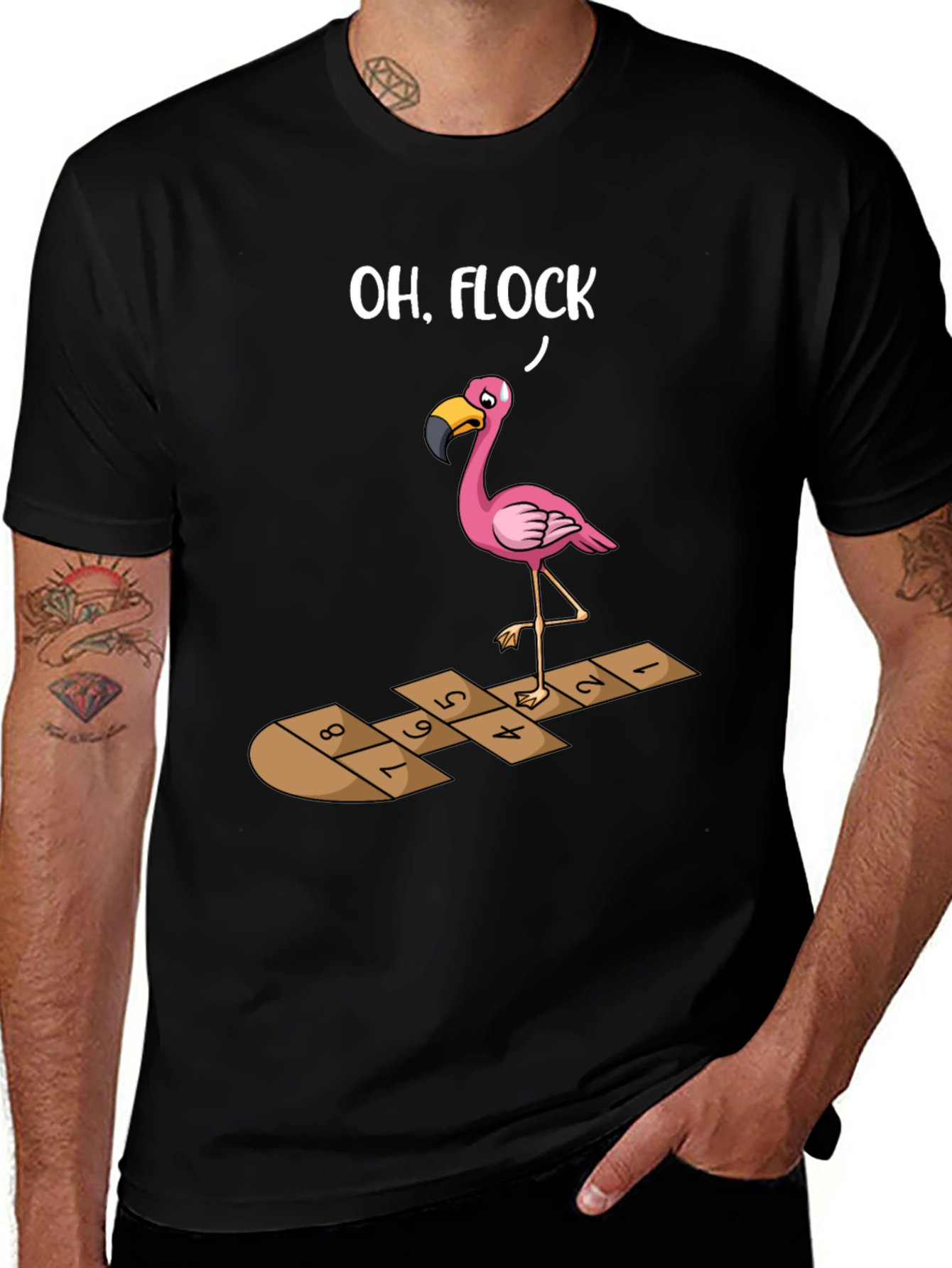 Funny Flamingo T-Shirt - Oh Flock!