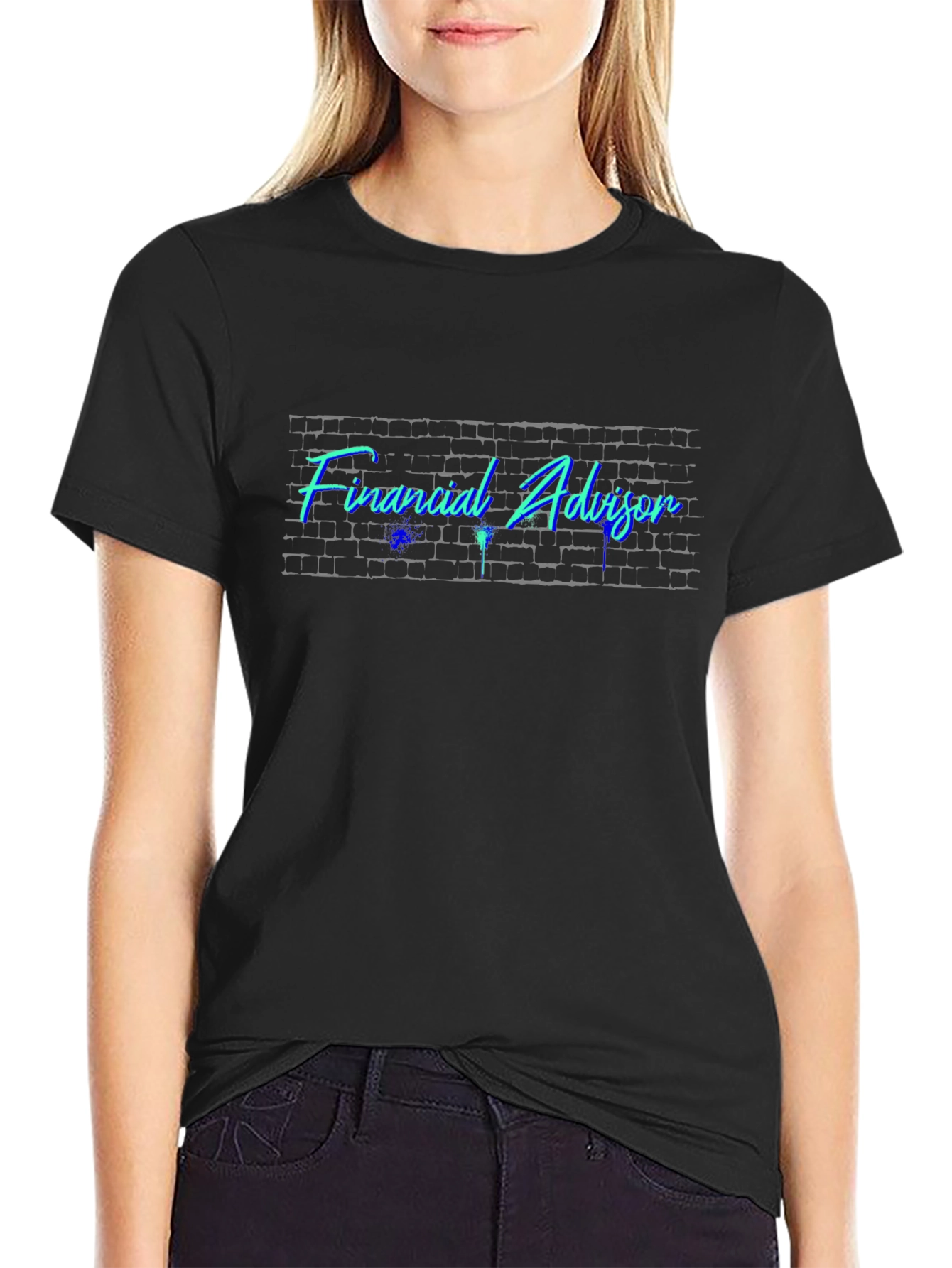 Financial Advisor Brick Wall T-Shirt