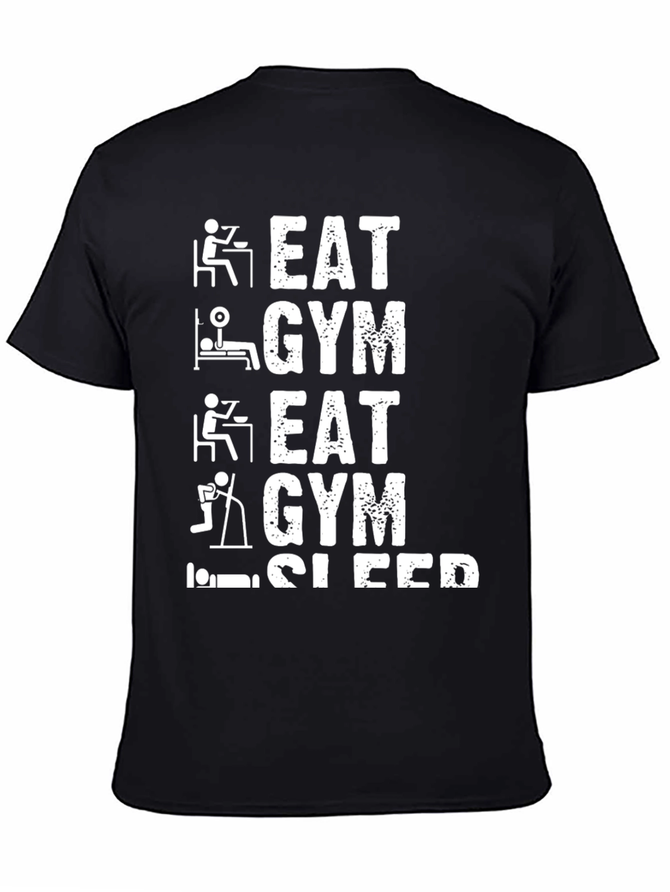 Eat Gym Sleep Repeat Funny Workout T-Shirt
