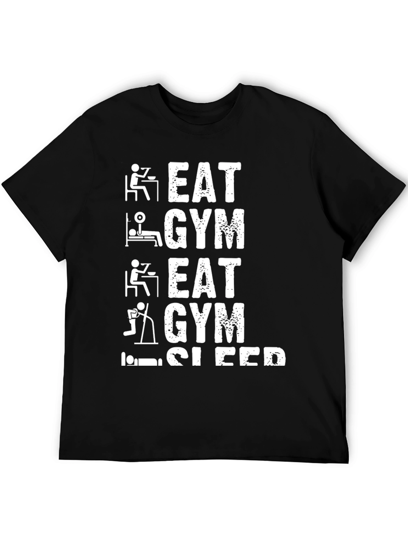 Eat Gym Sleep Repeat Funny Workout T-Shirt
