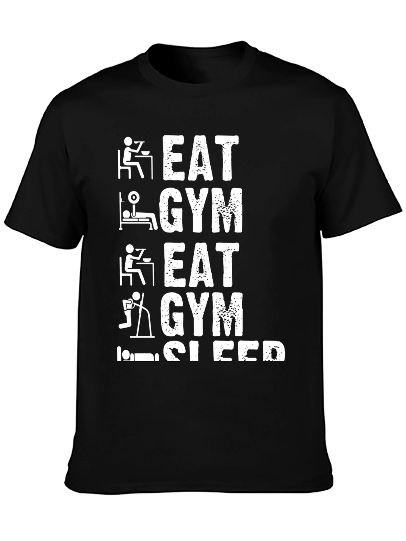 Eat Gym Sleep Repeat Funny Workout T-Shirt