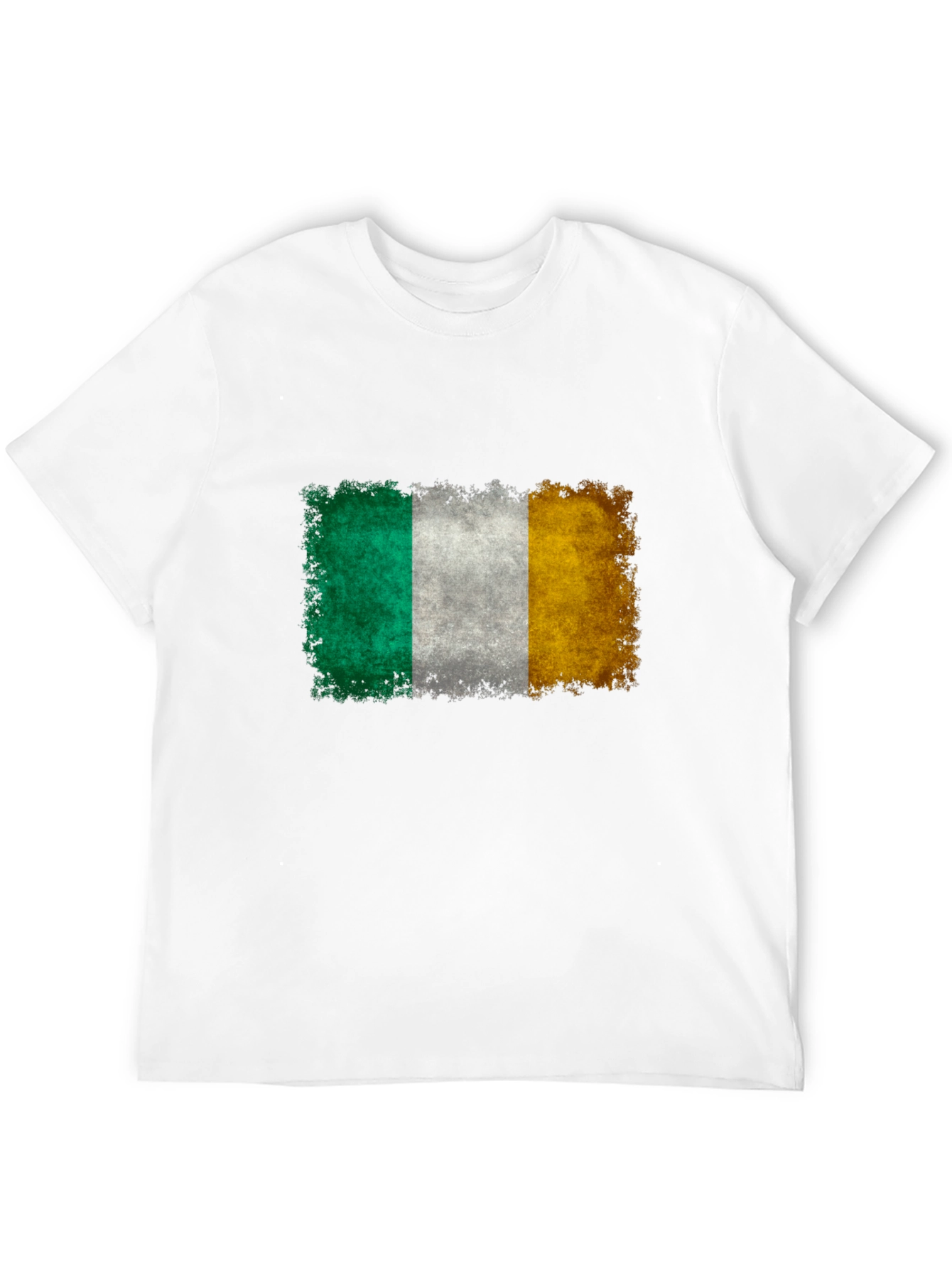 Irish Flag T-Shirt - Distressed Graphic Tee