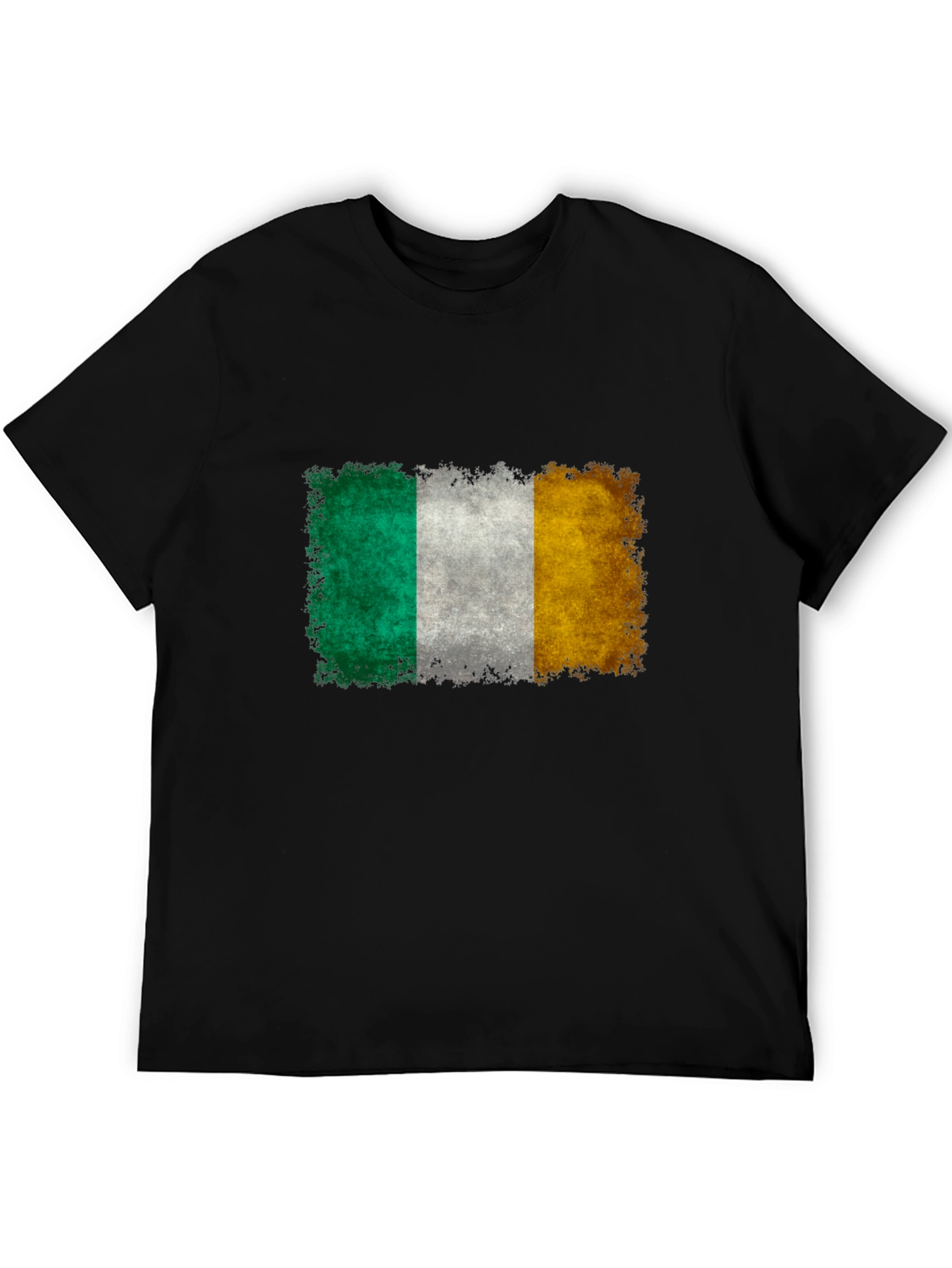 Irish Flag T-Shirt - Distressed Graphic Tee