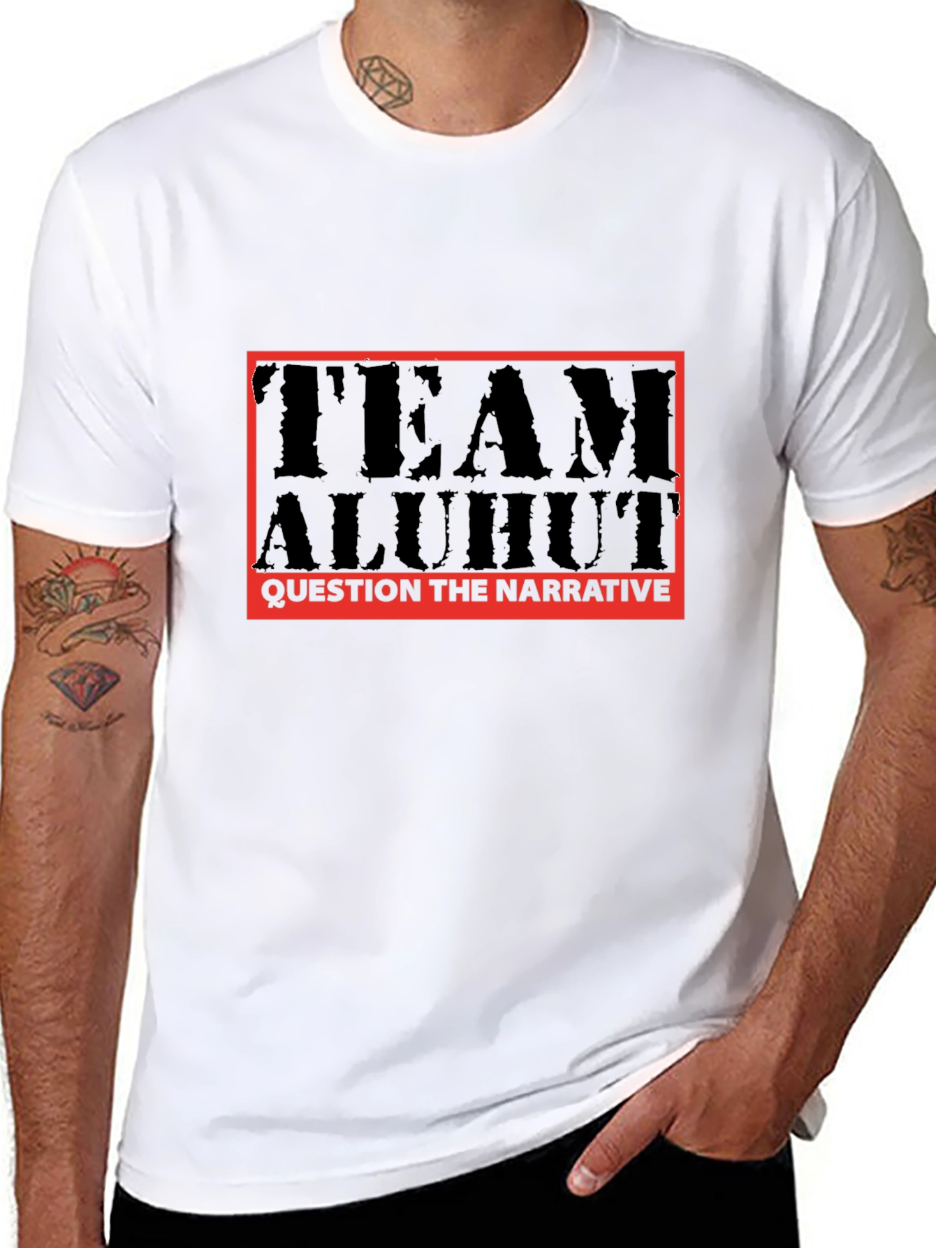 Team Aluhut T-Shirt: Question the Narrative