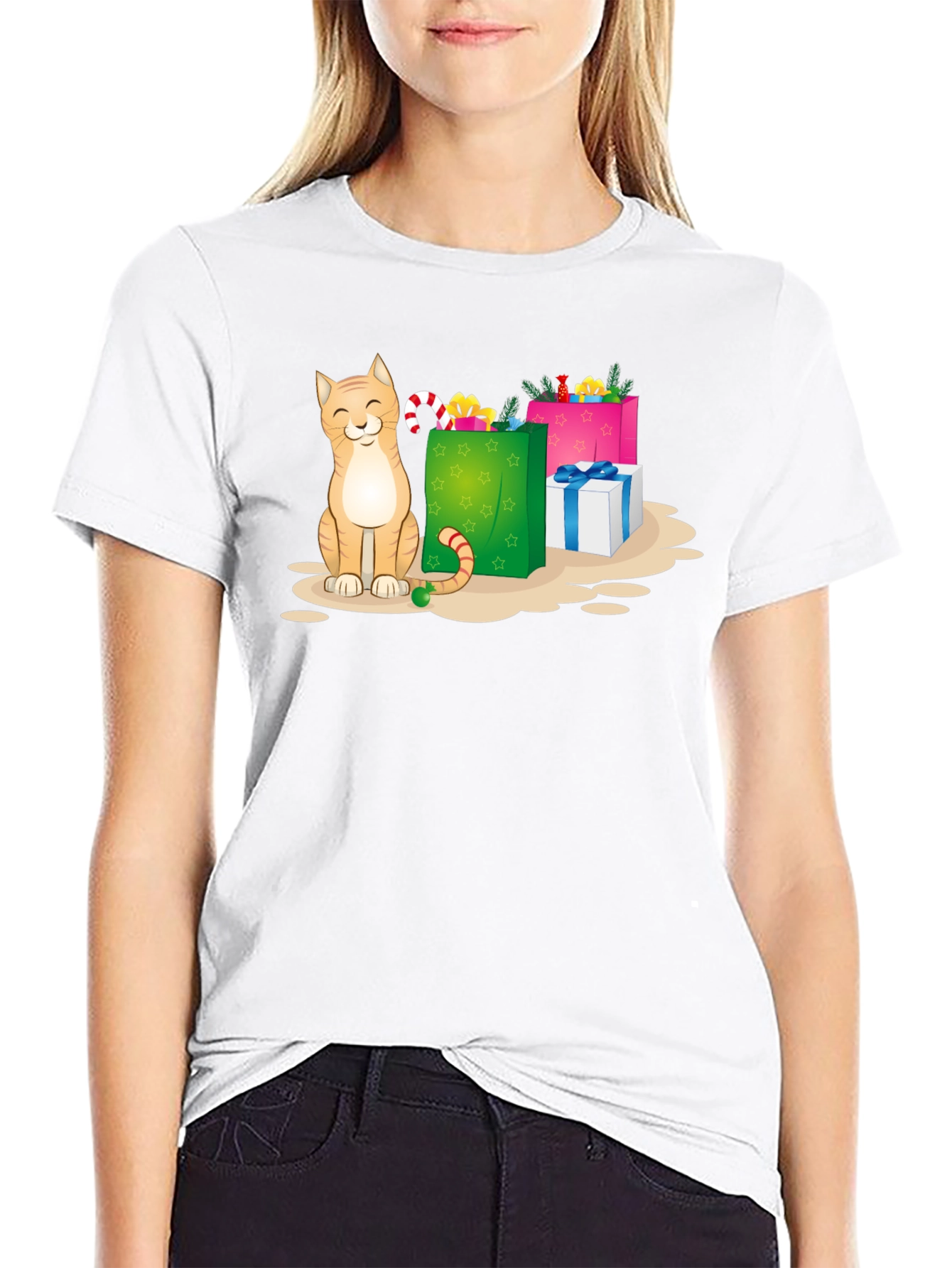 Cat Christmas Gift T-Shirt