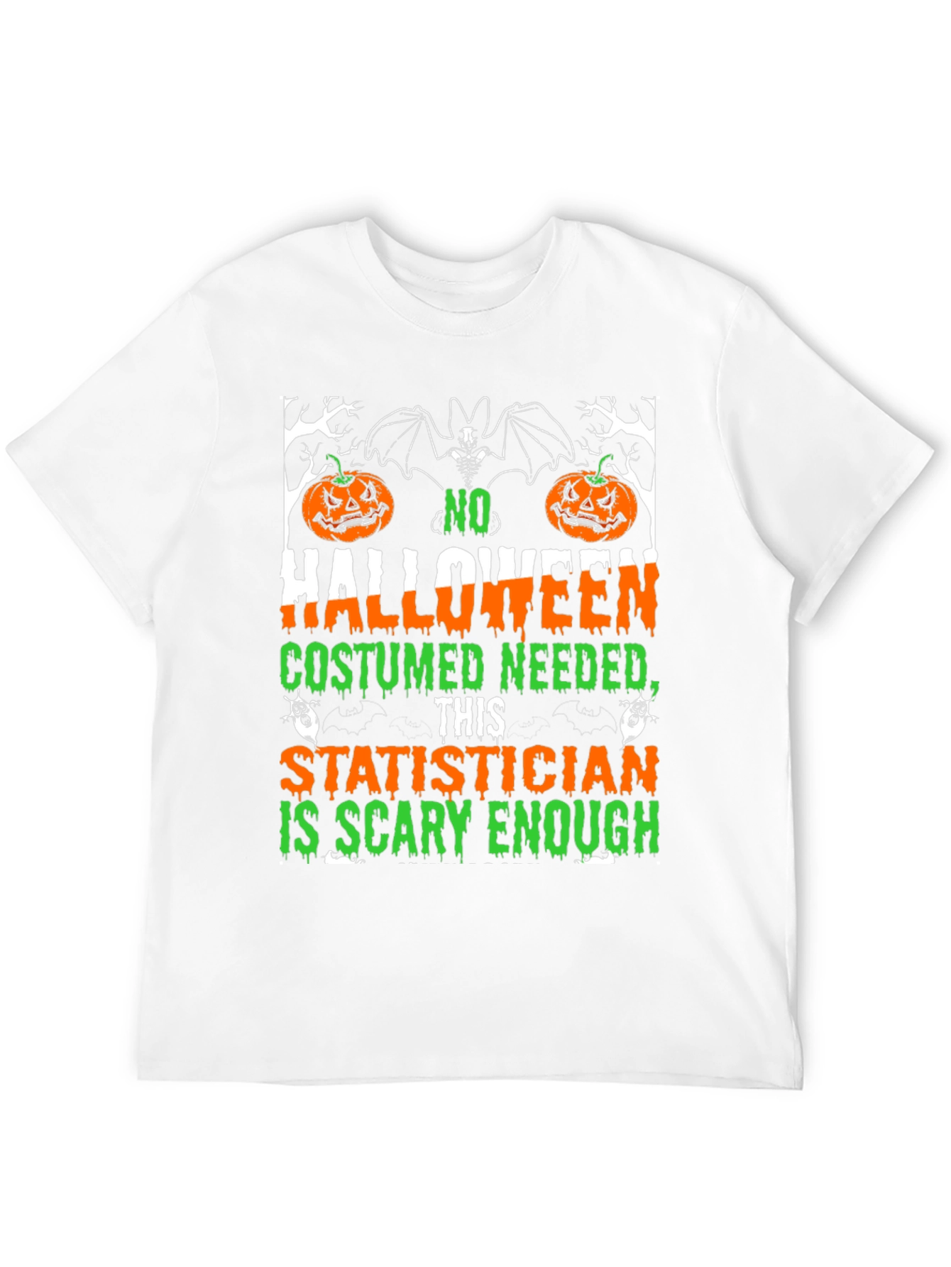 Scary Statistician Halloween Graphic Tee