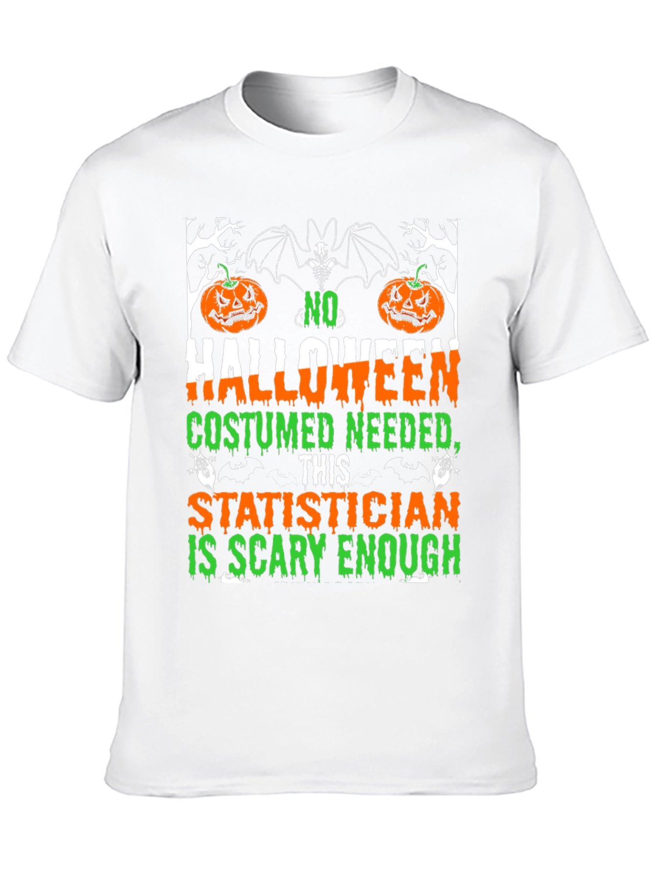 Scary Statistician Halloween Graphic Tee