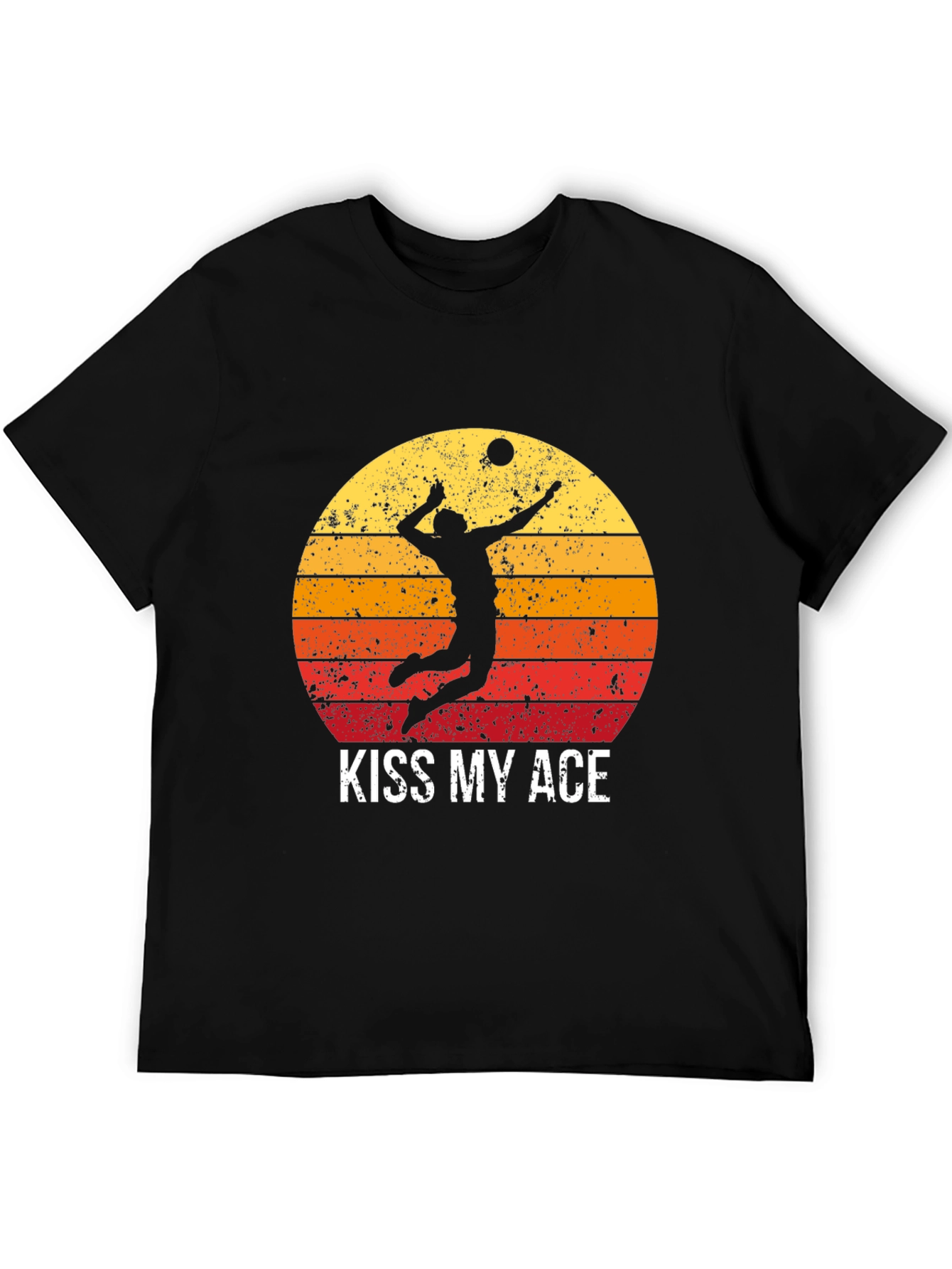 Volleyball Player Kiss My Ace Graphic T-Shirt
