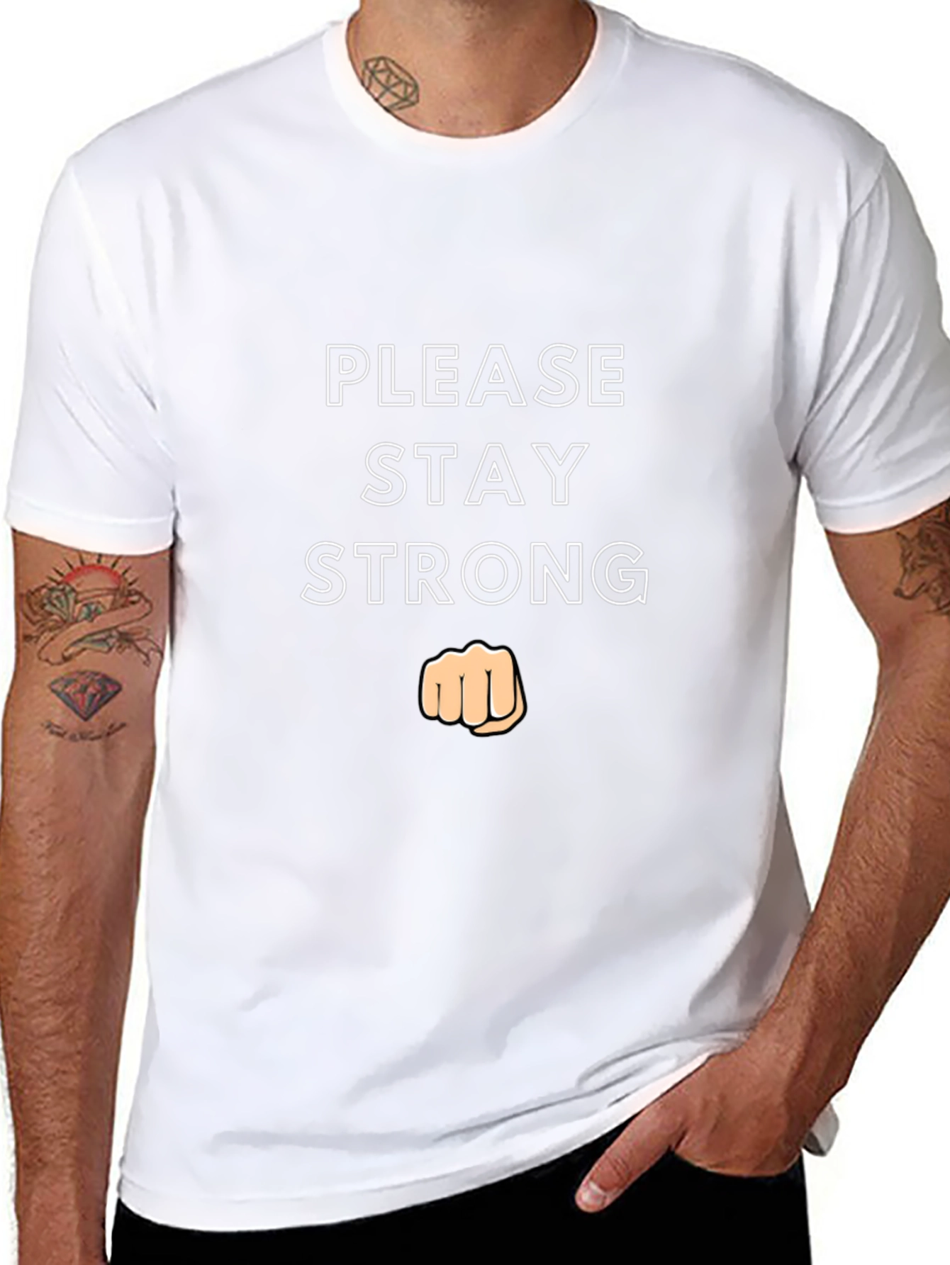 Stay Strong T-Shirt - Motivational Design