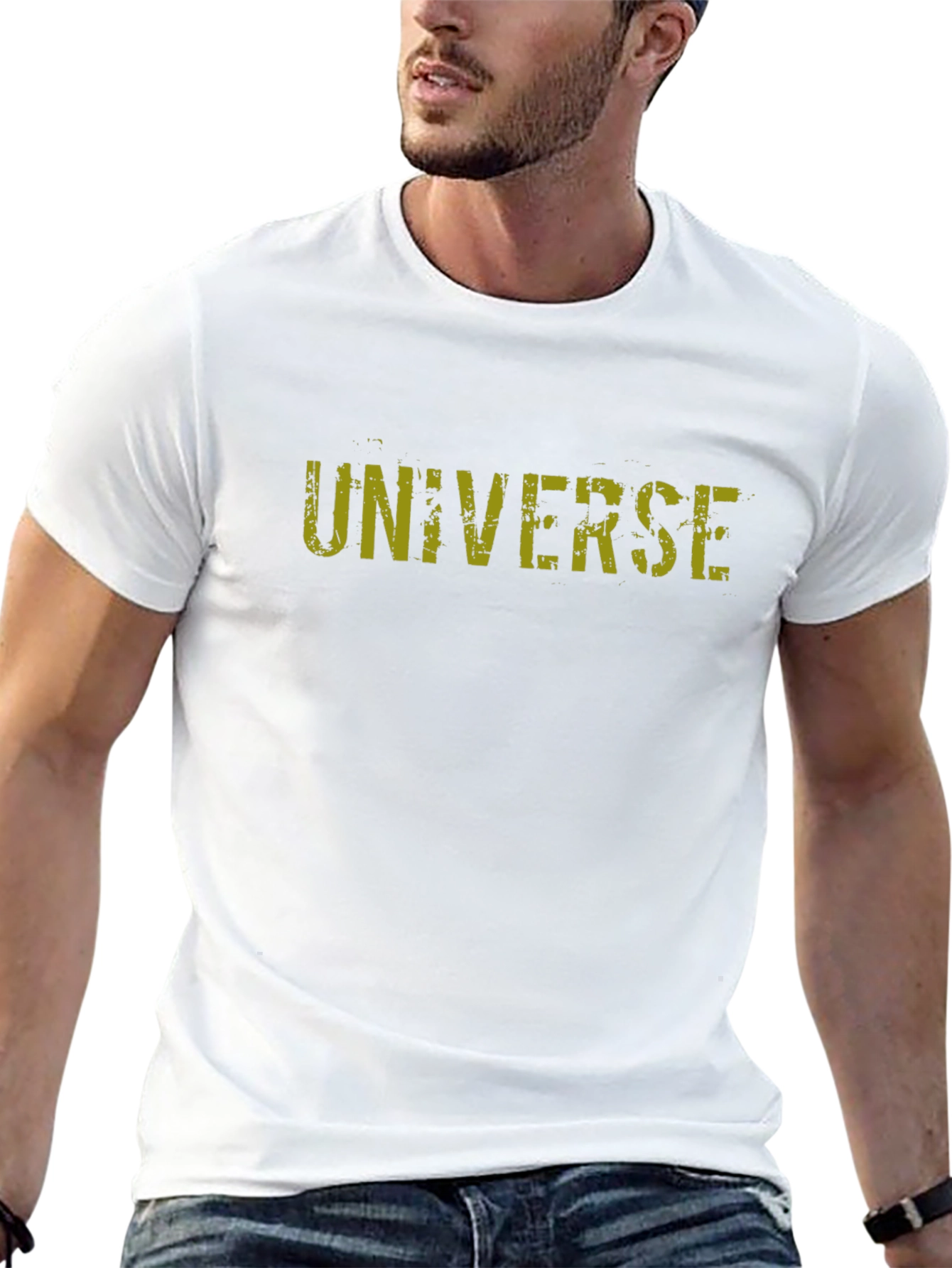 Universe Graphic T-Shirt - Black Cotton Tee