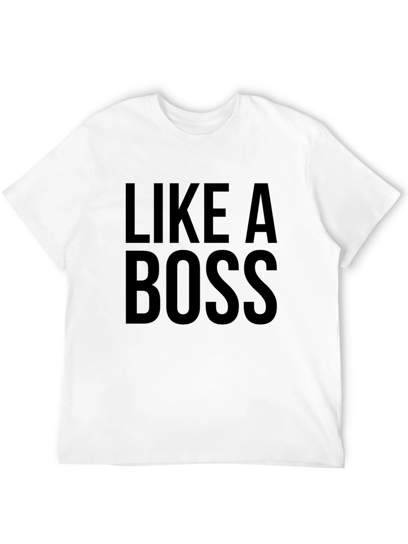 Like a Boss Black Graphic T-Shirt