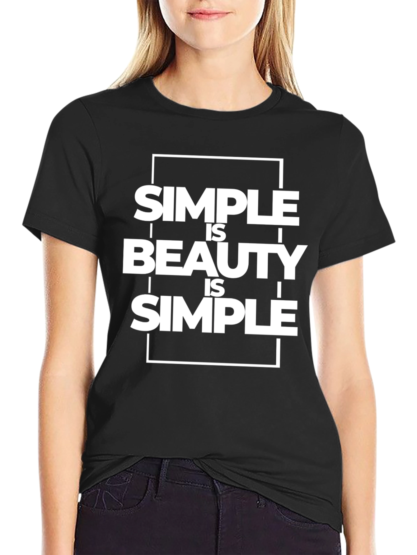 Simple is Beauty is Simple Graphic Tee