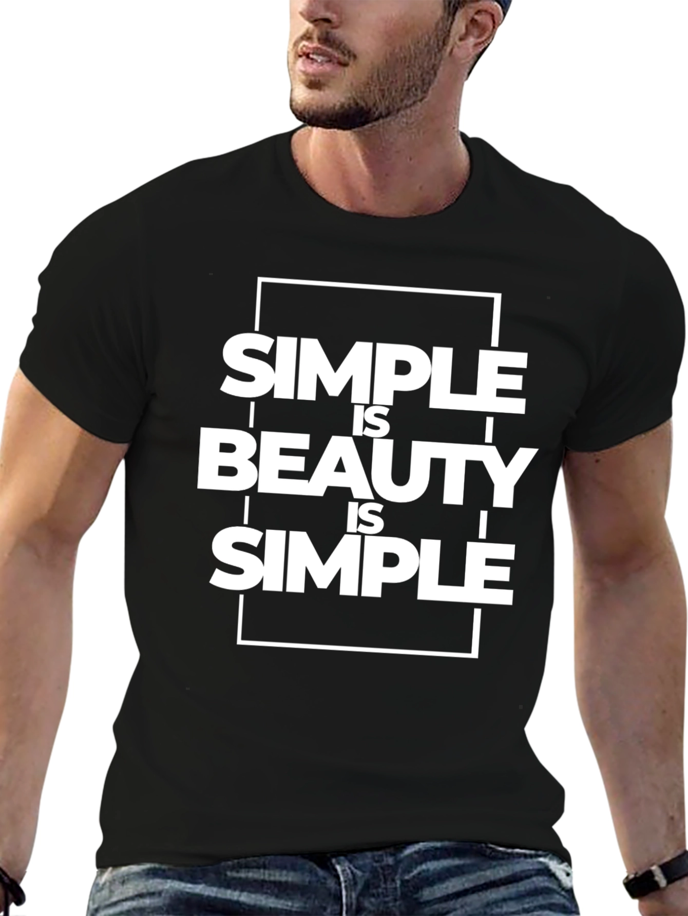 Simple is Beauty is Simple Graphic Tee