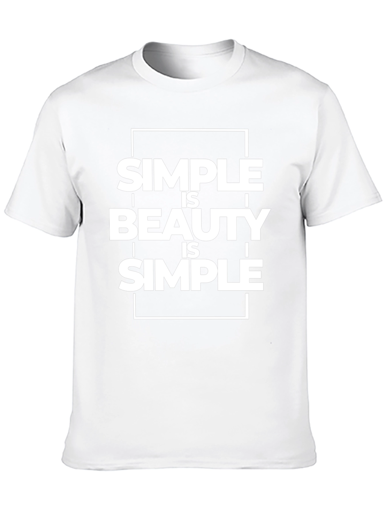 Simple is Beauty is Simple Graphic Tee