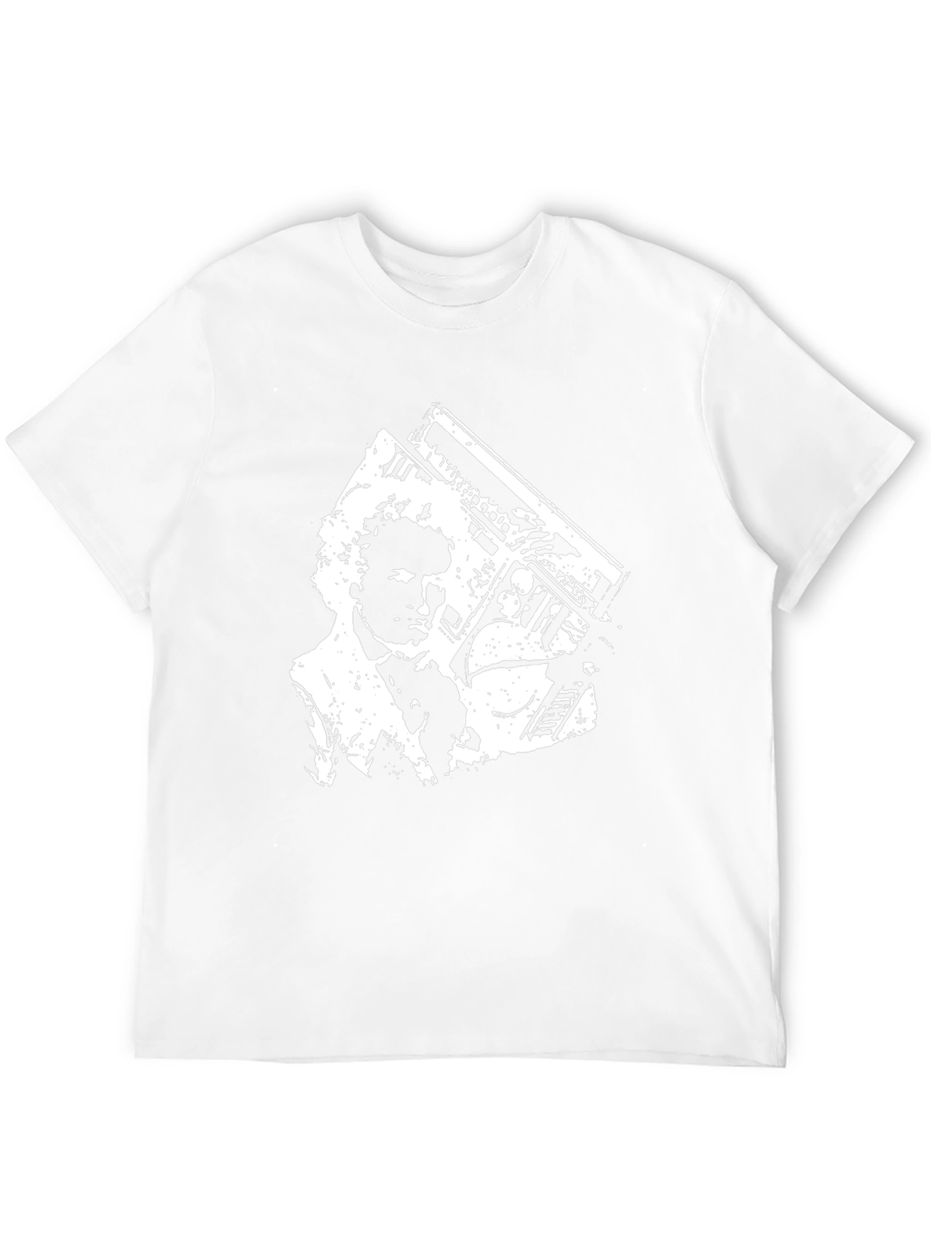 Retro Boombox Graphic Tee - Classic Hip Hop Style