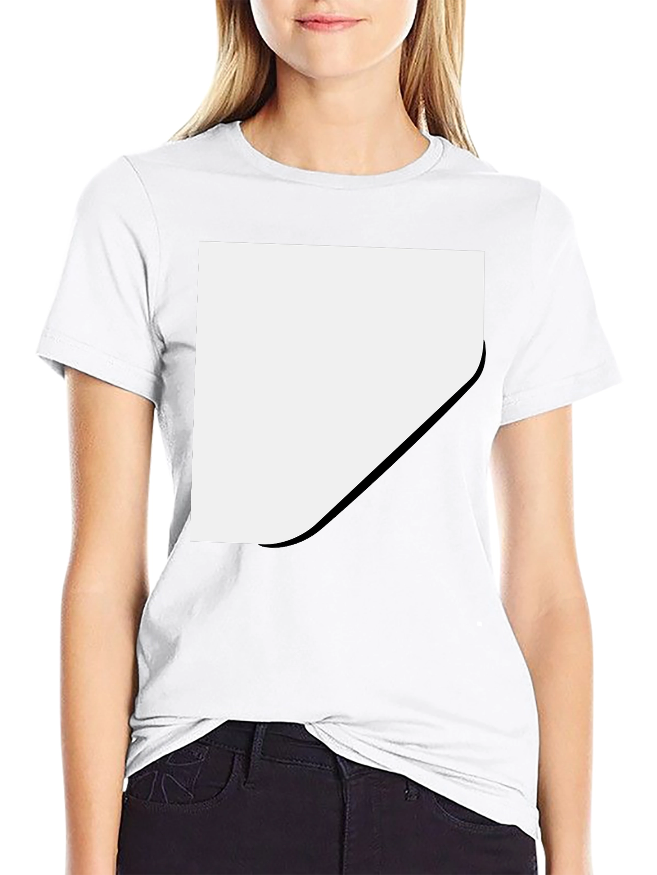 Blank Black T-Shirt - Customizable Template