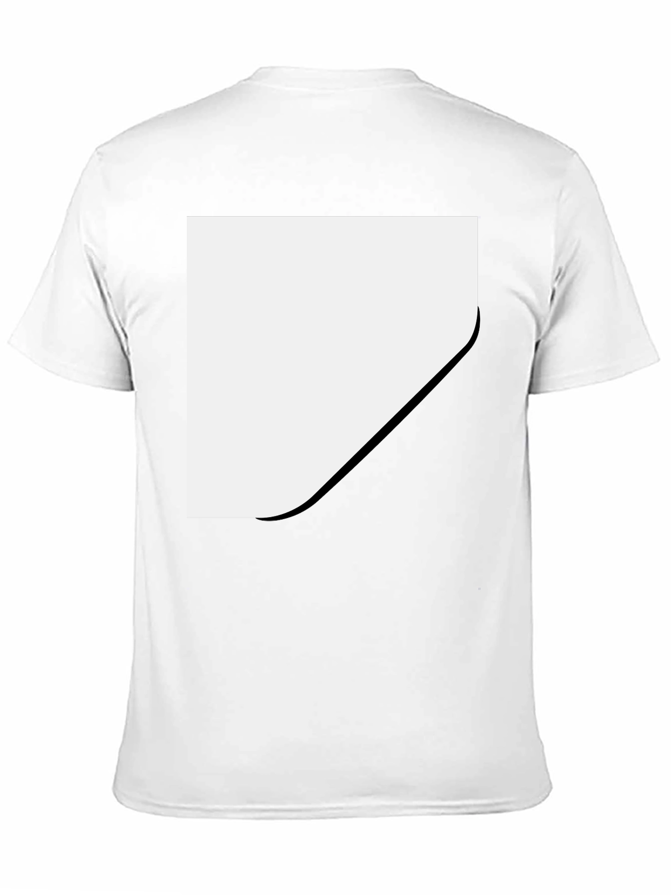 Blank Black T-Shirt - Customizable Template
