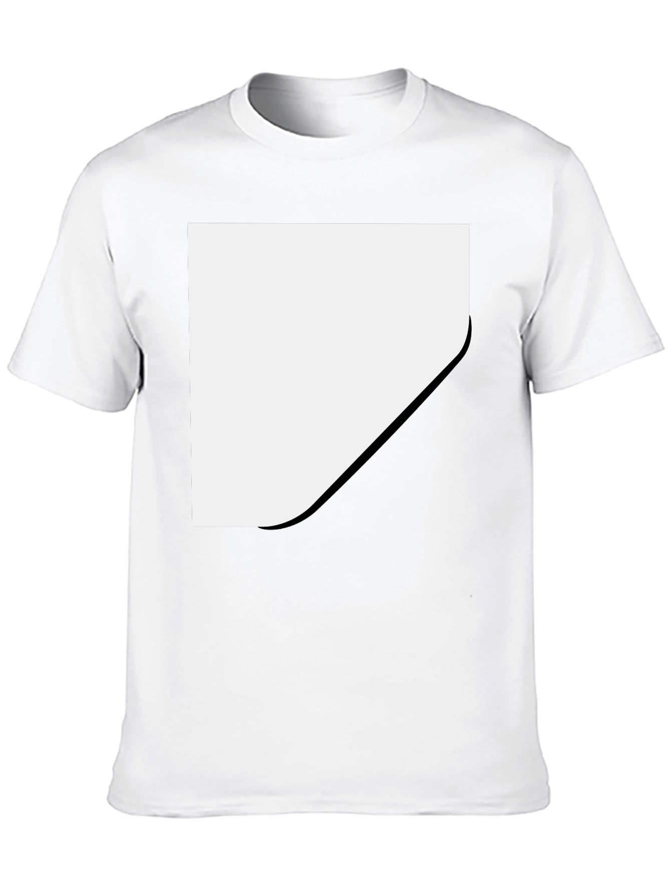 Blank Black T-Shirt - Customizable Template