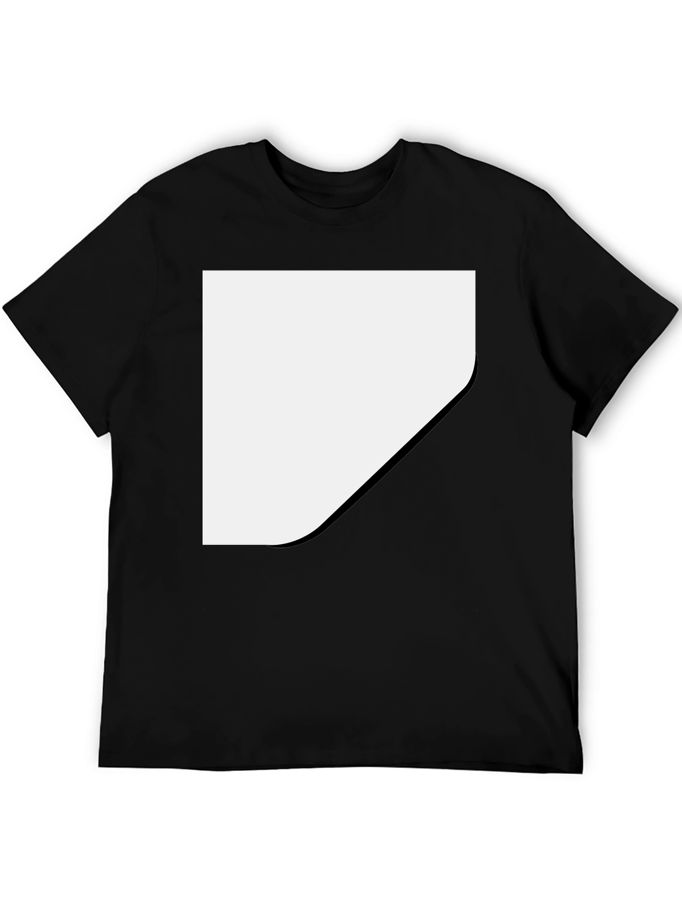 Blank Black T-Shirt - Customizable Template