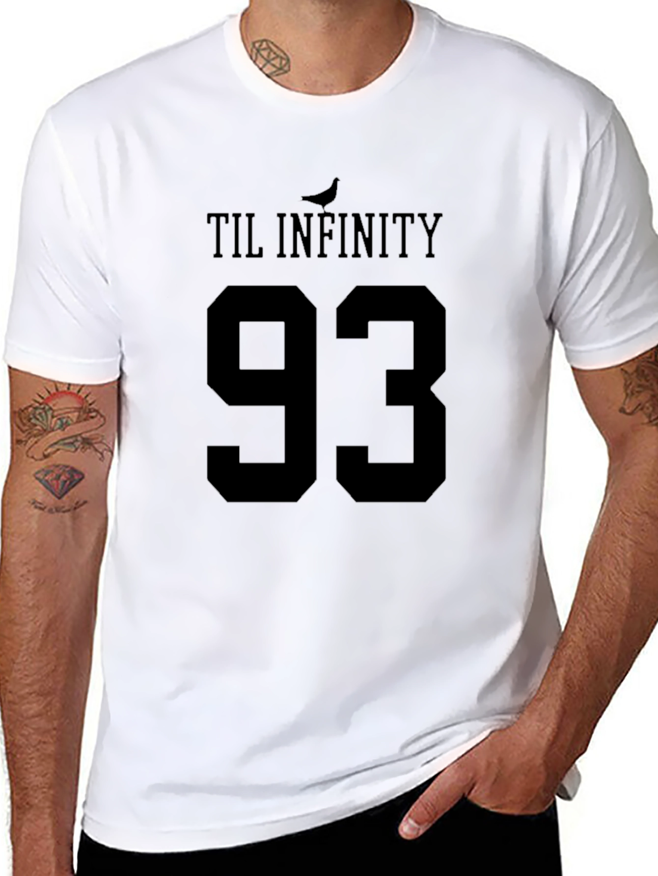 Til Infinity 93 Black T-Shirt