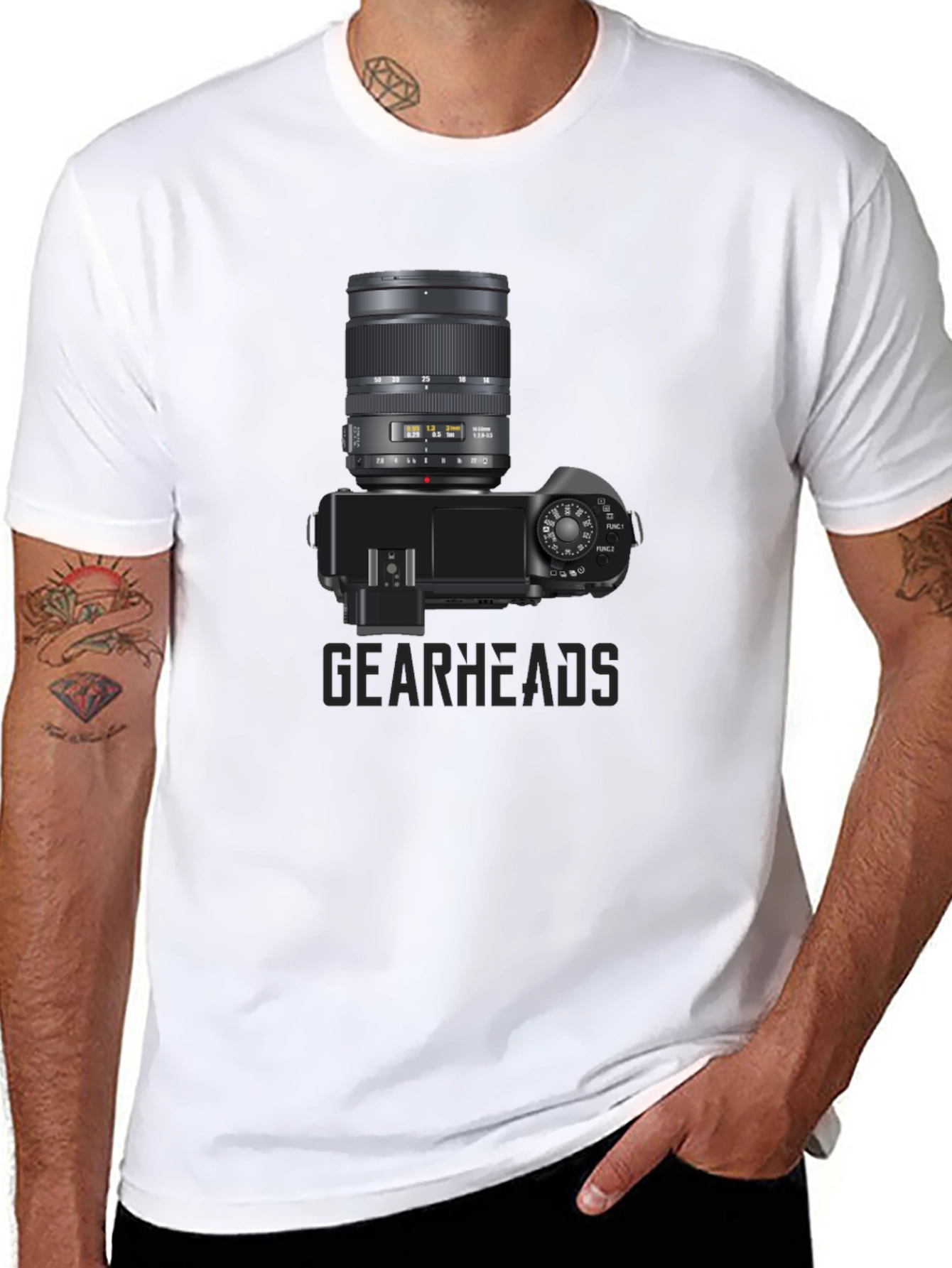 Gearheads Camera Graphic Tee