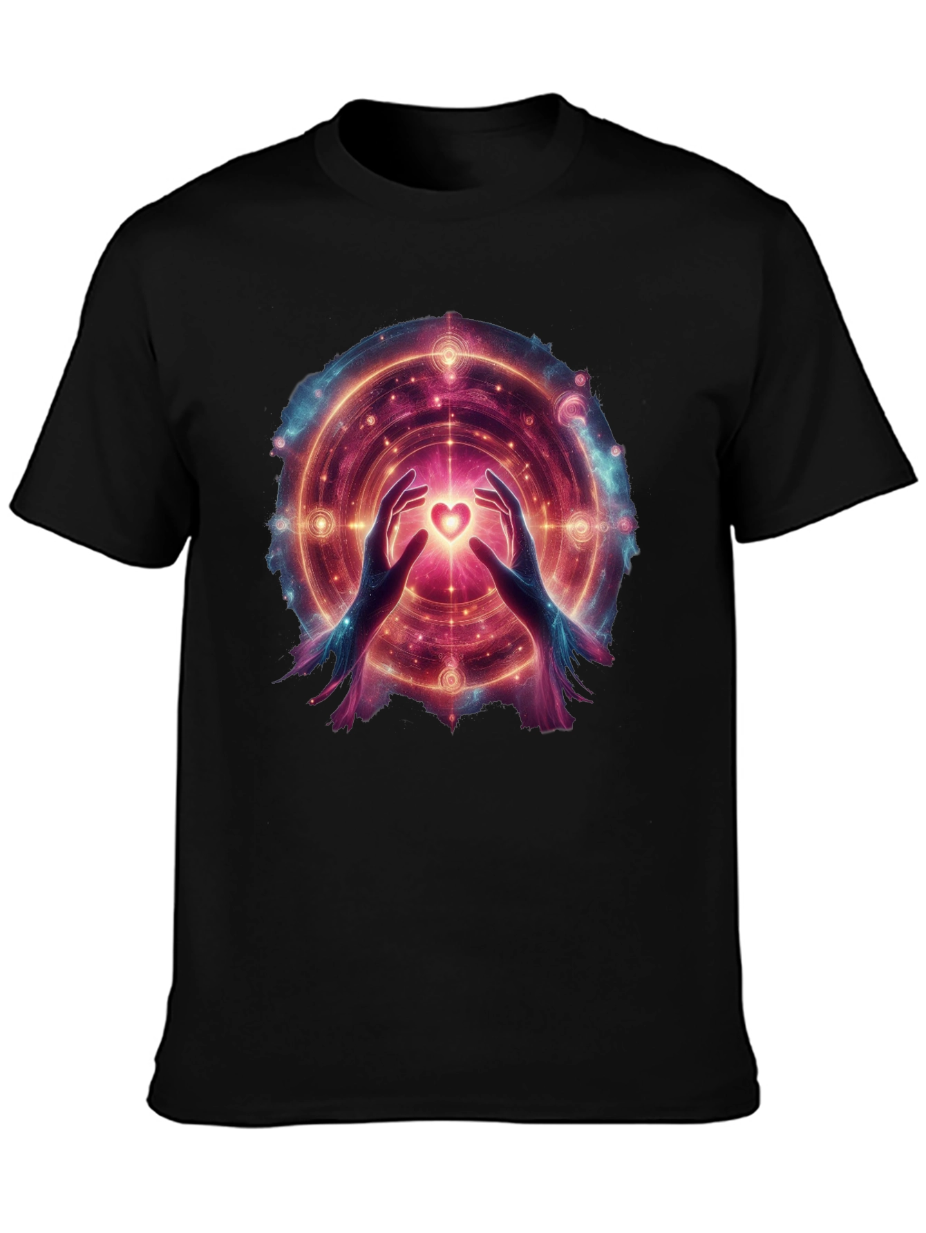 Cosmic Heart T-Shirt - Spiritual Design