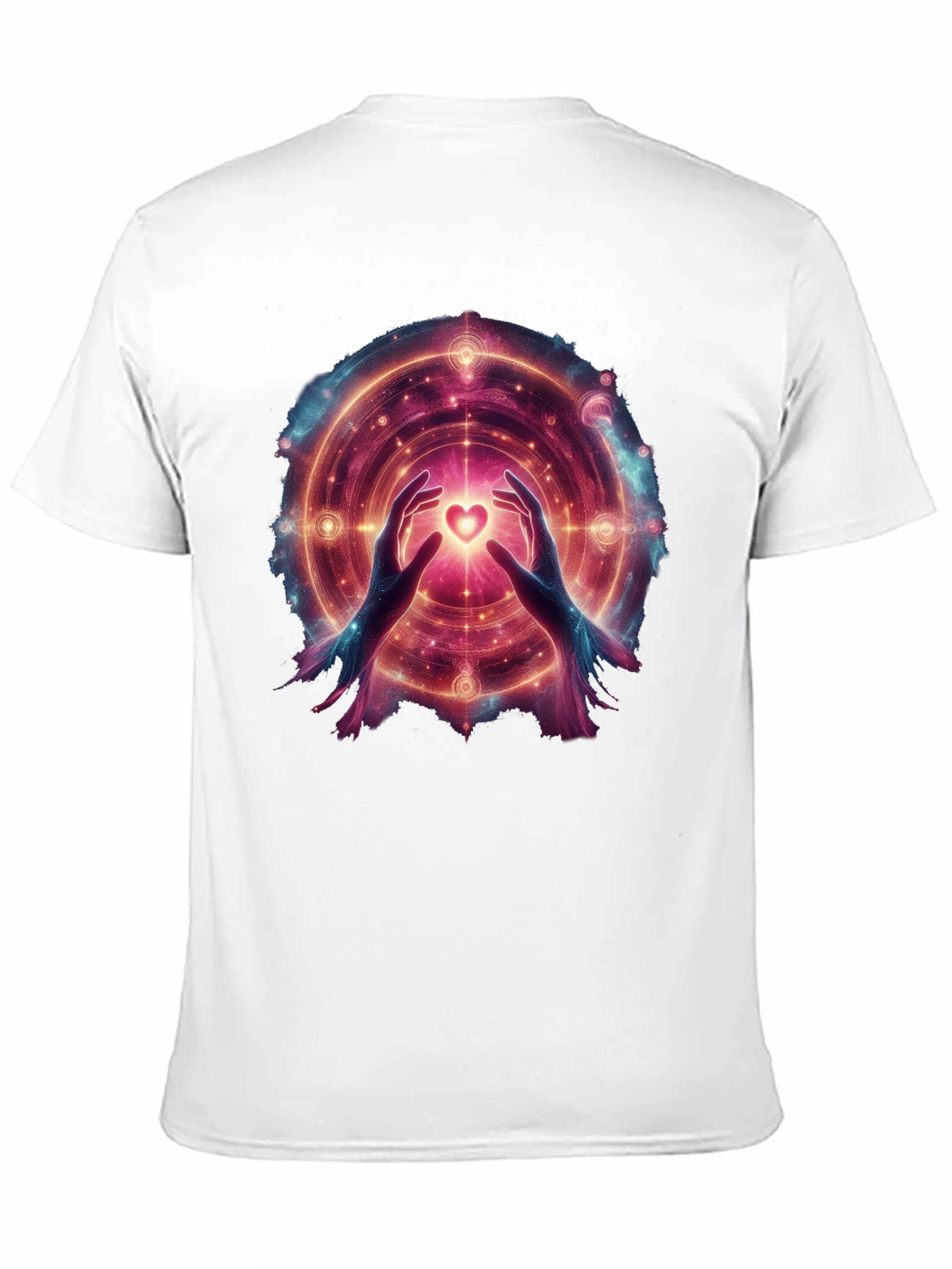 Cosmic Heart T-Shirt - Spiritual Design