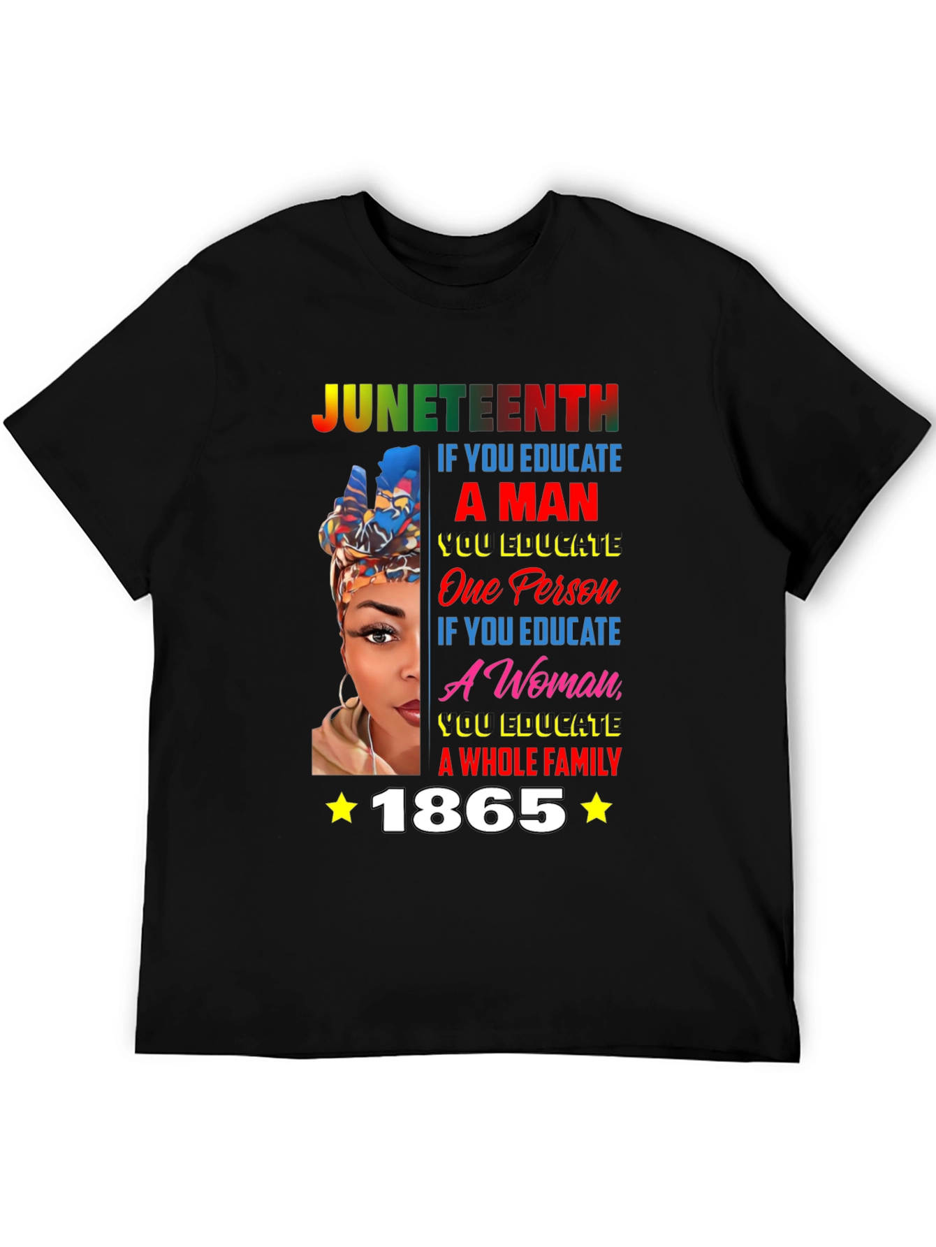 Juneteenth Educate A Woman T-Shirt