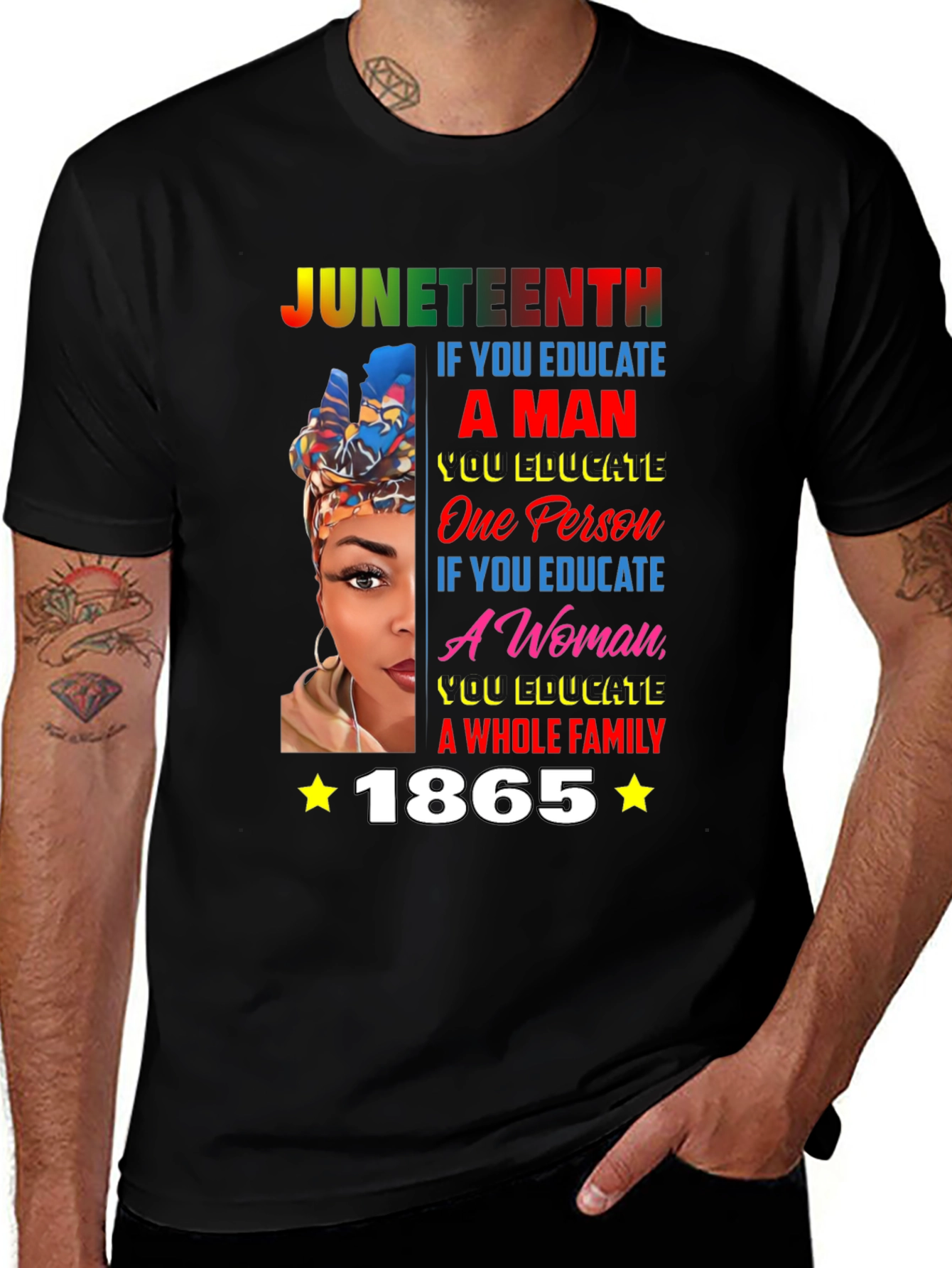 Juneteenth Educate A Woman T-Shirt