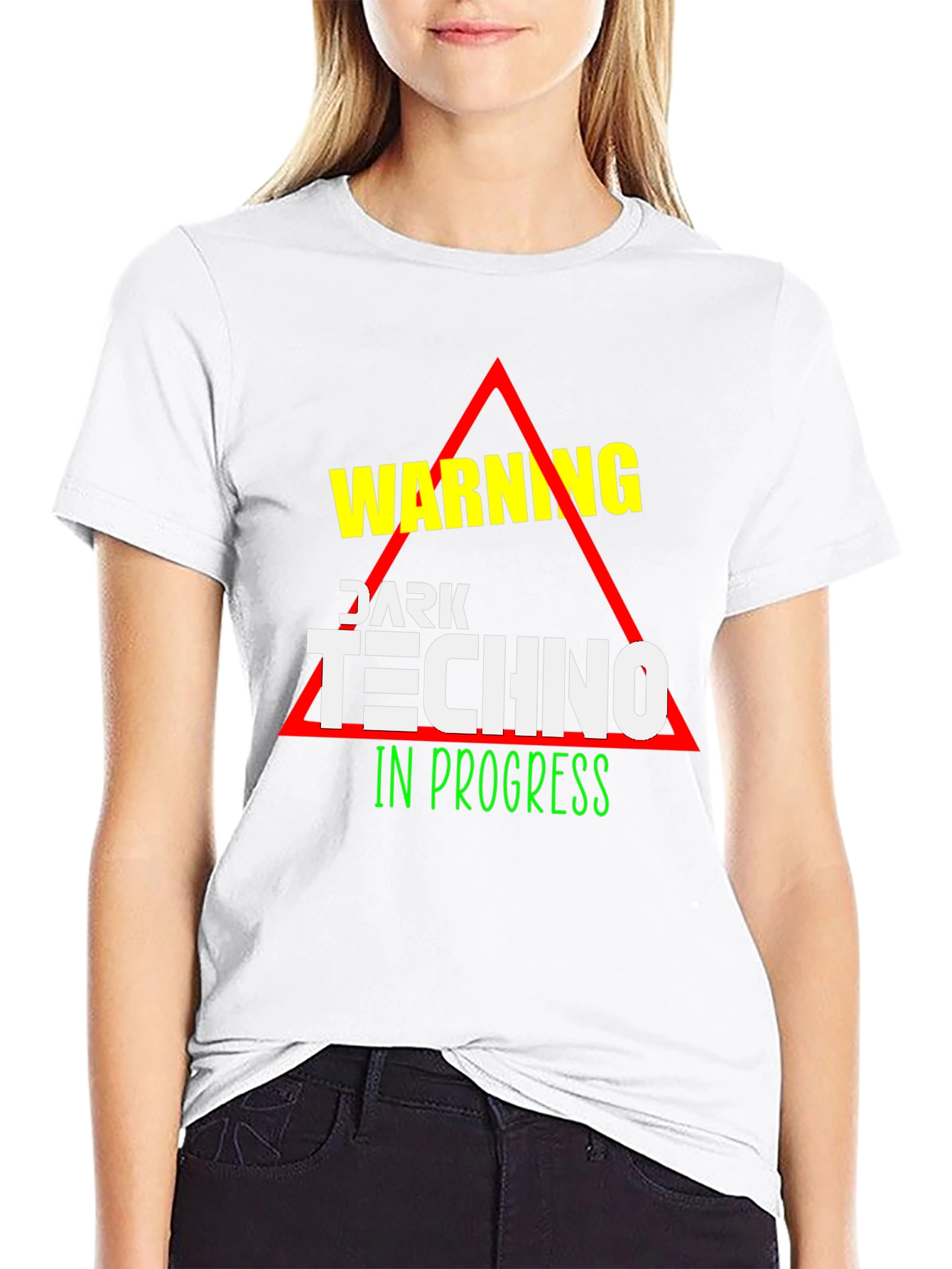 Dark Techno Warning T-Shirt