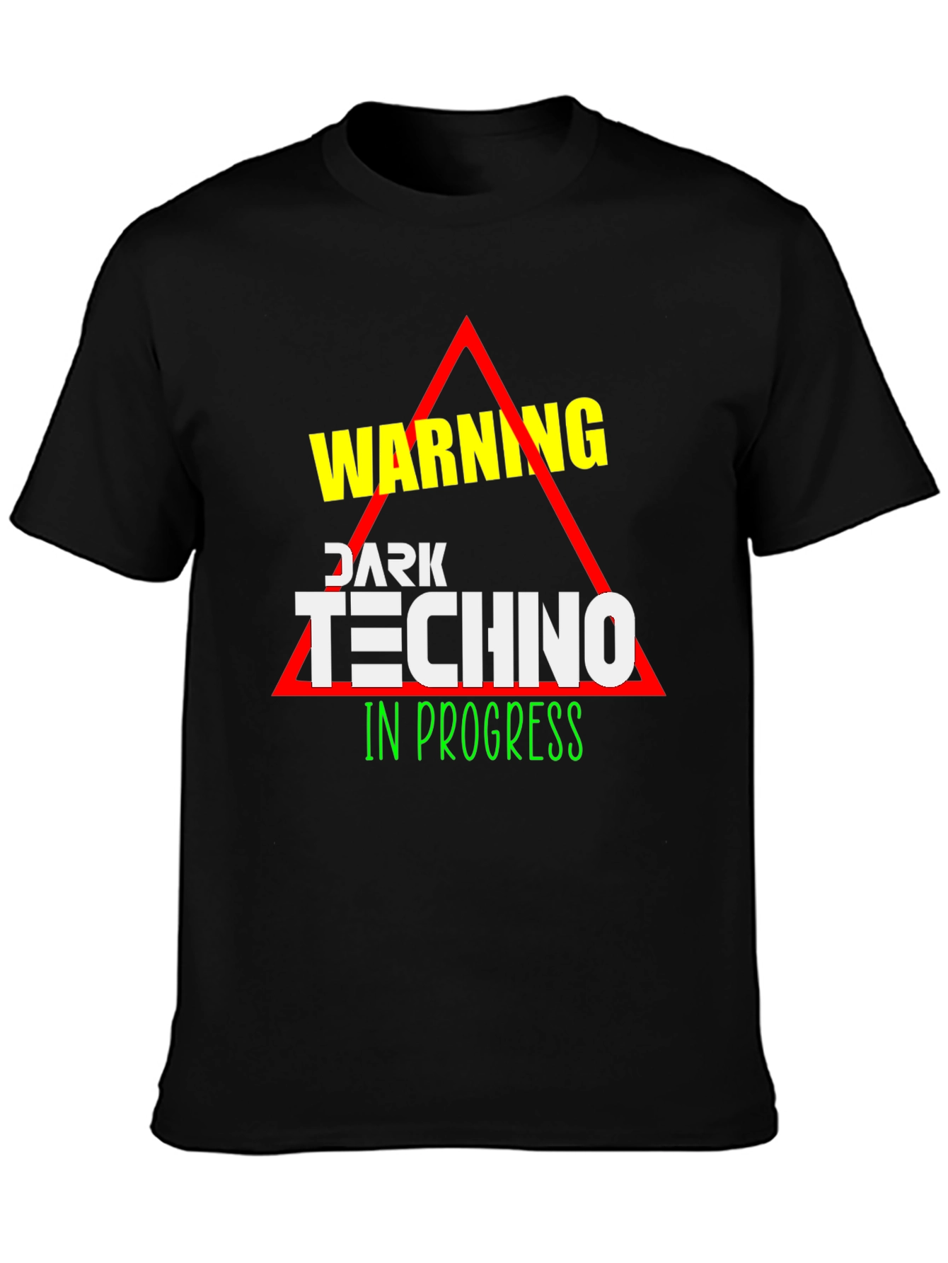 Dark Techno Warning T-Shirt