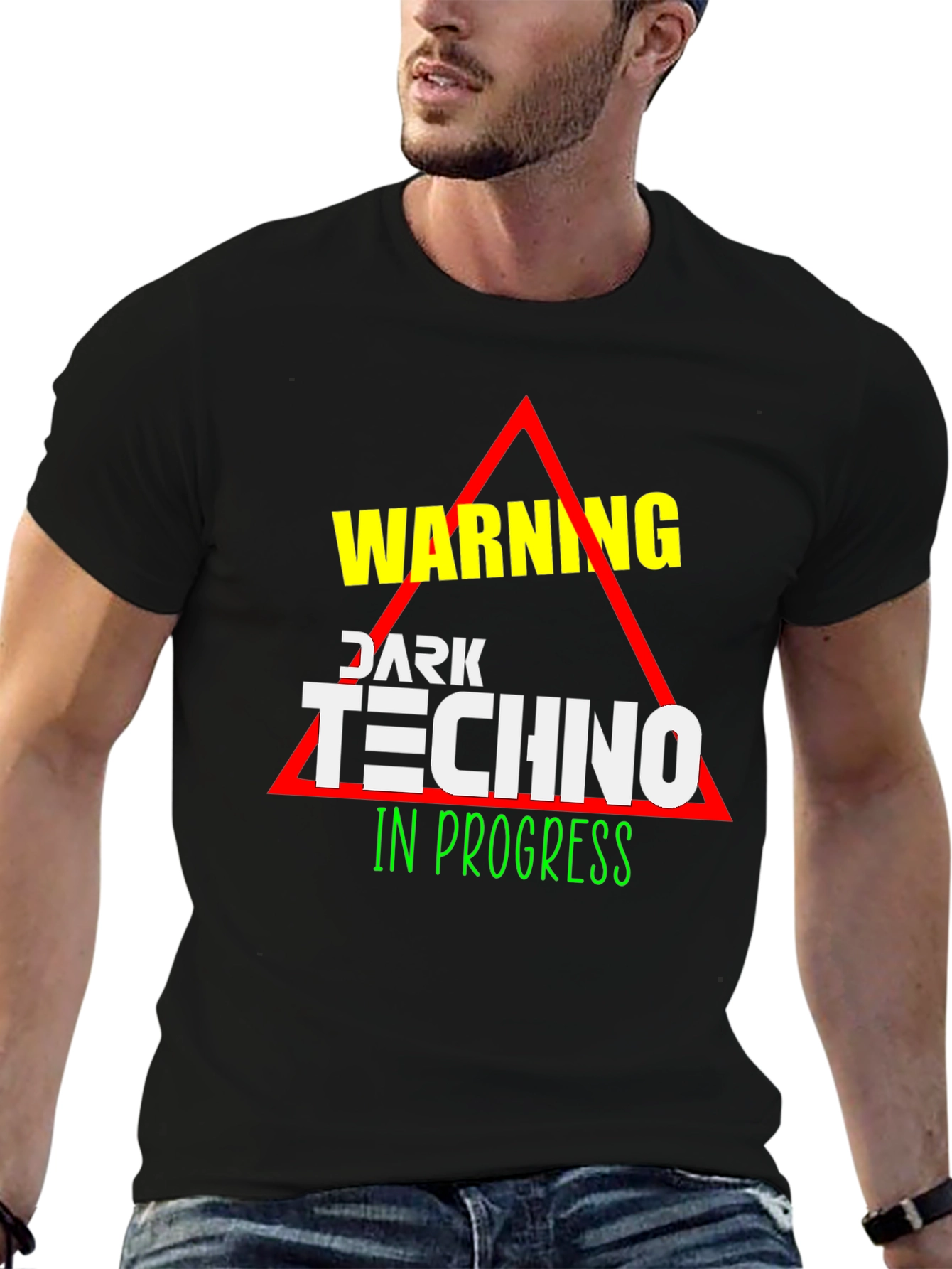 Dark Techno Warning T-Shirt
