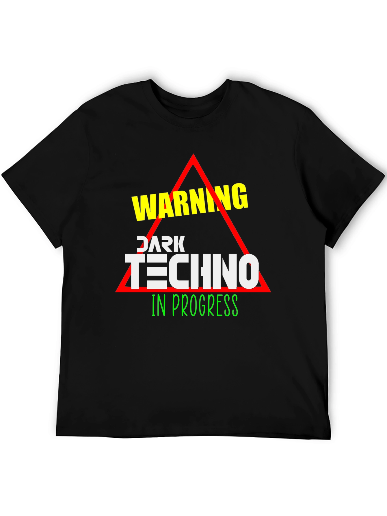 Dark Techno Warning T-Shirt