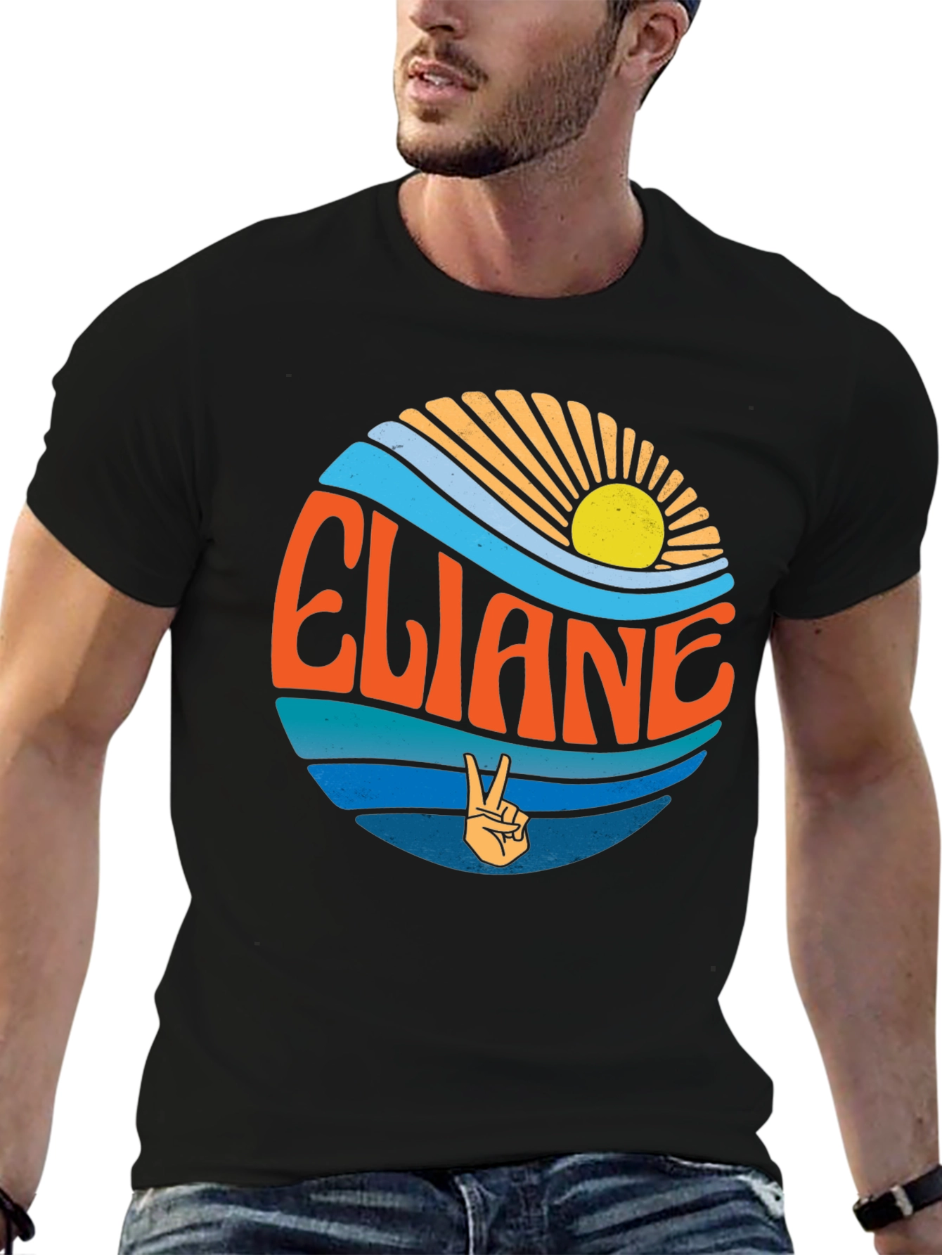 Eliane Retro Style T-Shirt