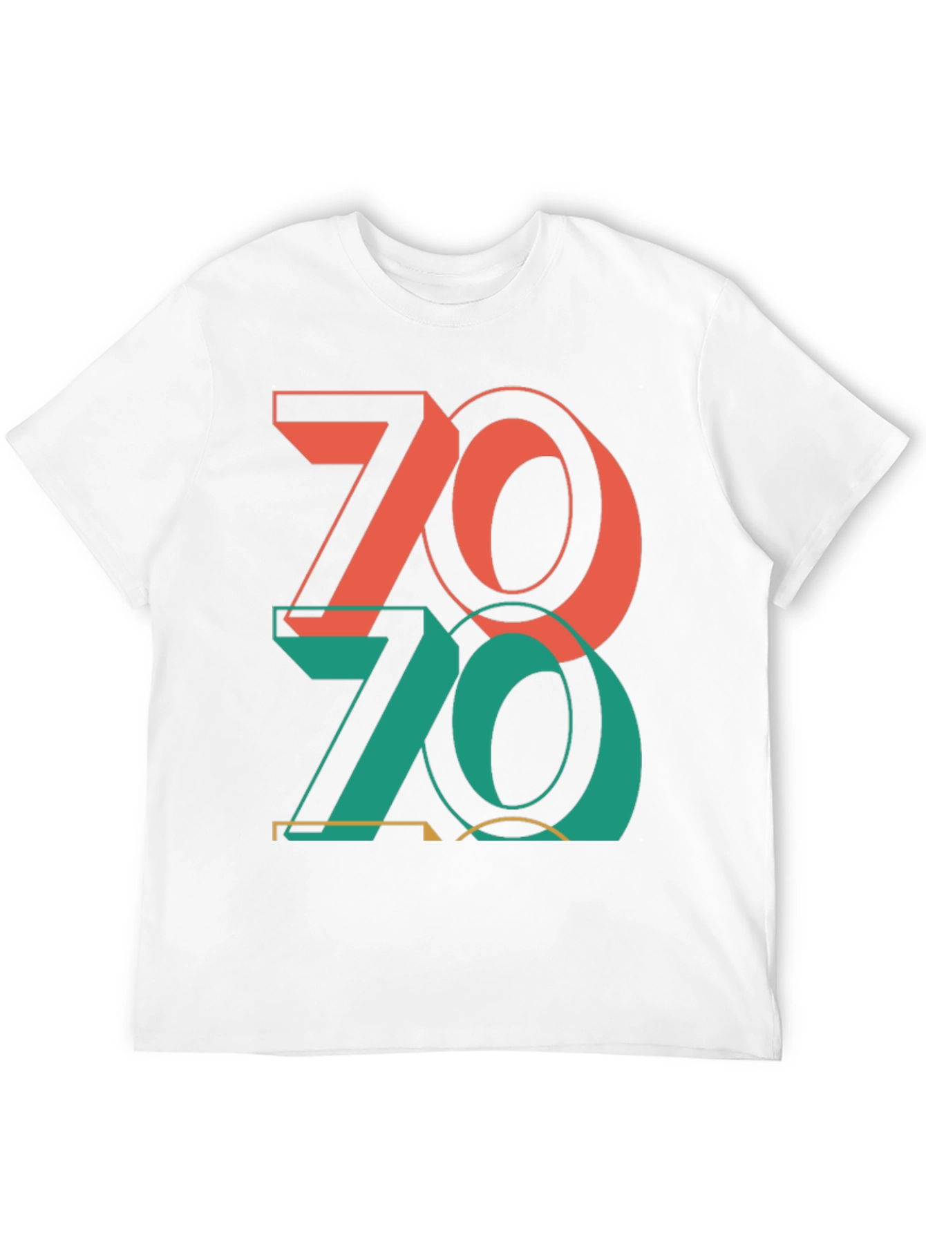 Retro 70s Graphic Print T-Shirt