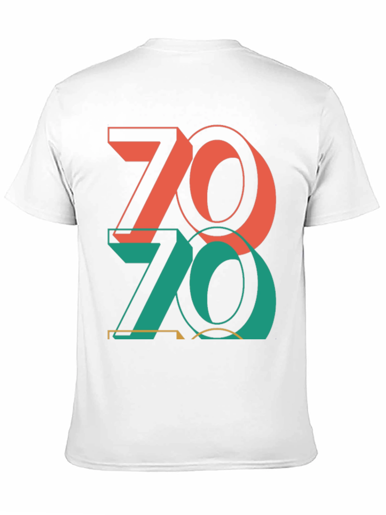Retro 70s Graphic Print T-Shirt