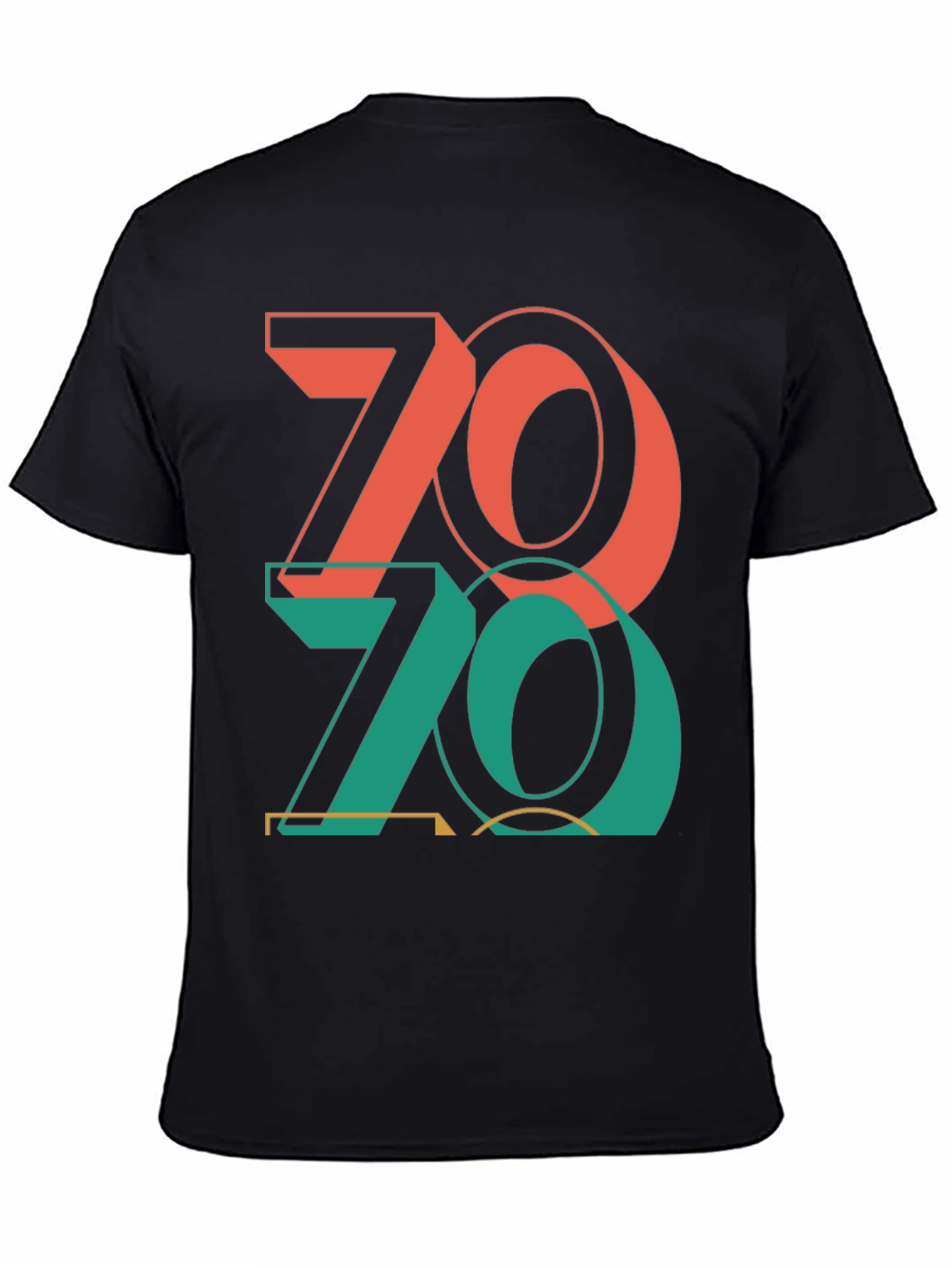 Retro 70s Graphic Print T-Shirt