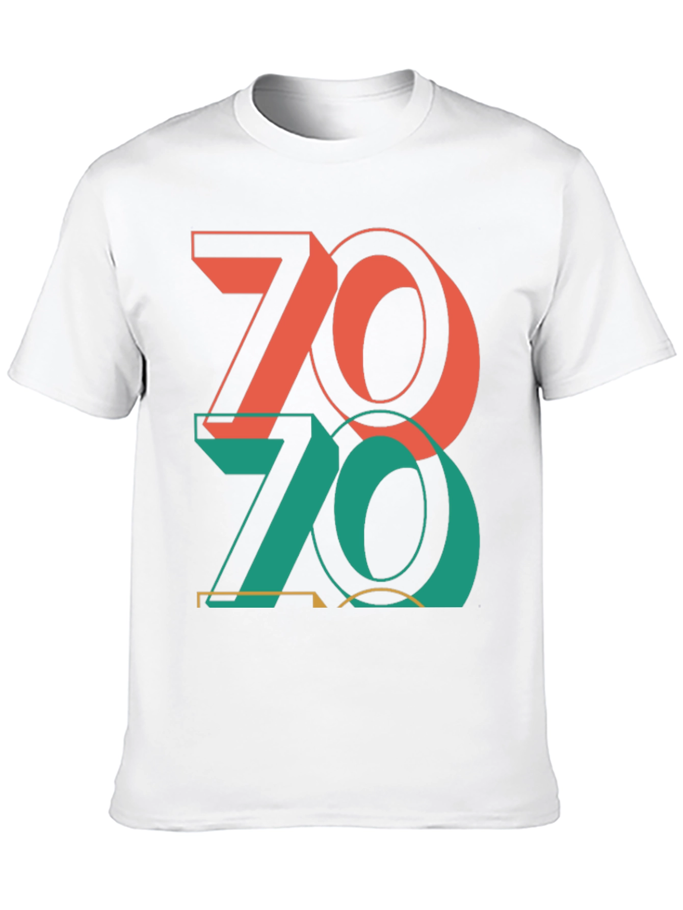 Retro 70s Graphic Print T-Shirt