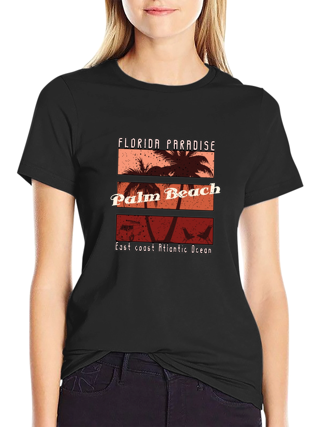 Florida Palm Beach Graphic T-Shirt