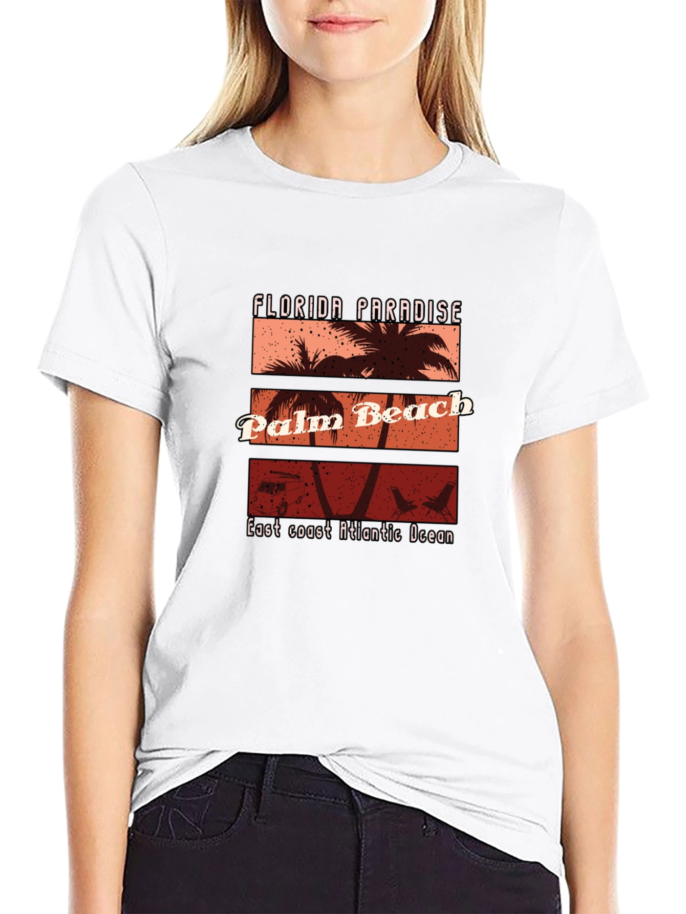 Florida Palm Beach Graphic T-Shirt
