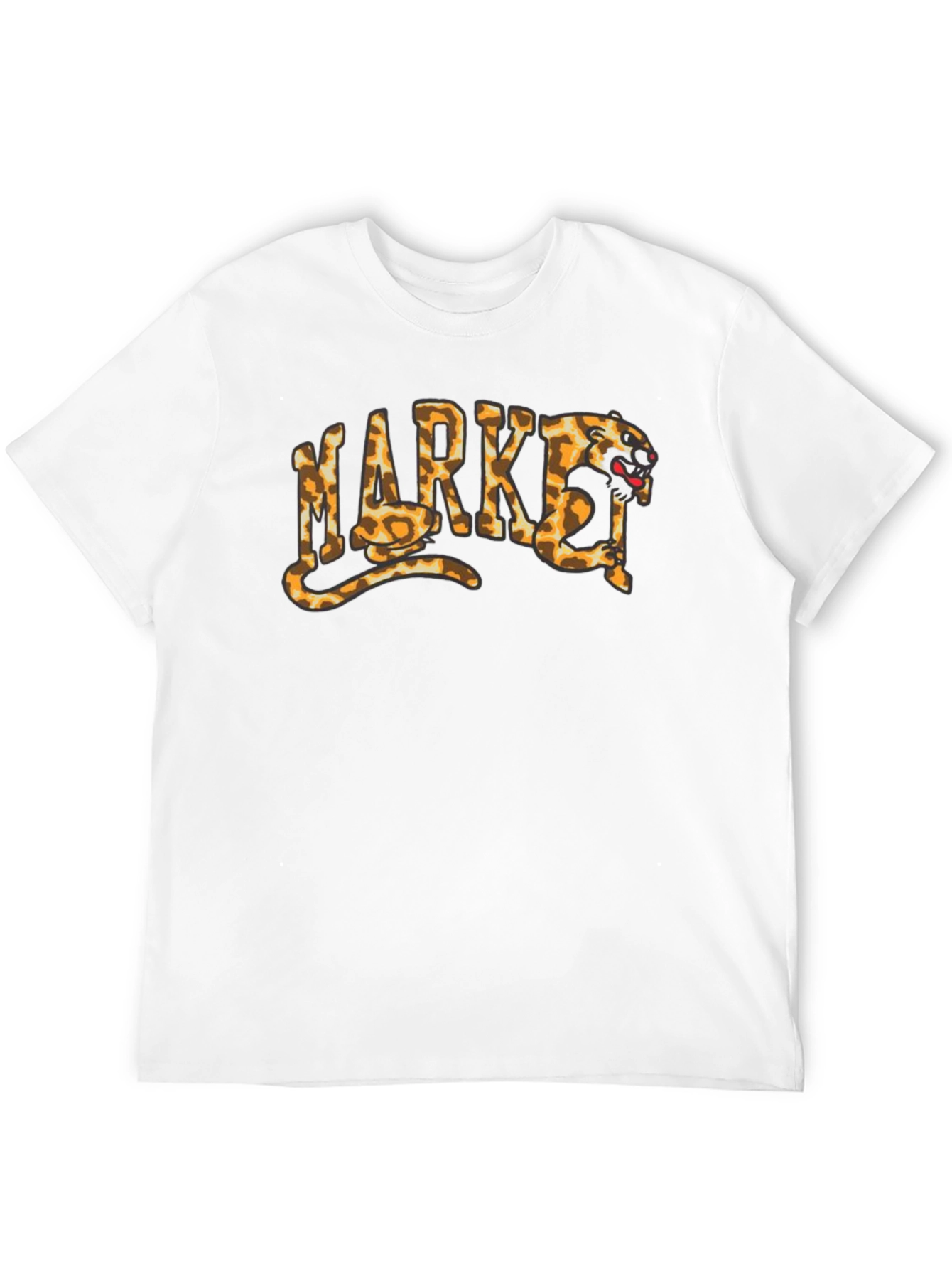 Market Snake Panther T-Shirt - Black