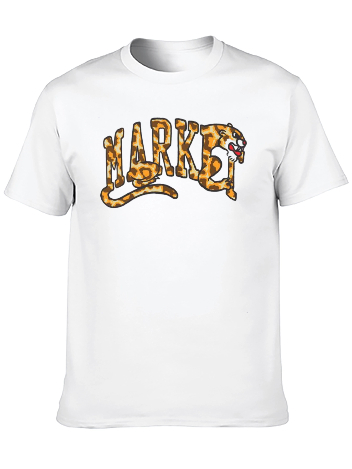 Market Snake Panther T-Shirt - Black