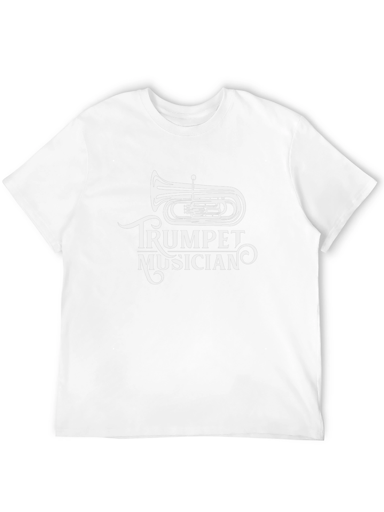 Trumpet Musician Black T-Shirt - Music Lover Tee