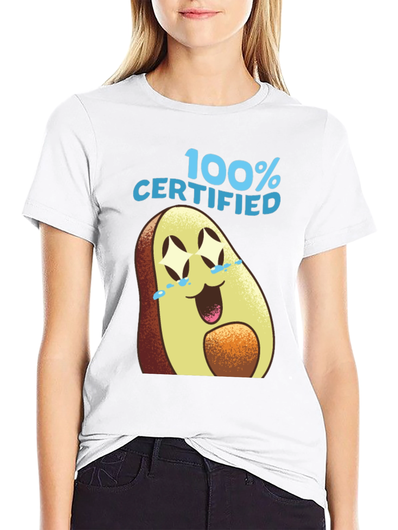 Funny Avocado Certified Graphic Tee