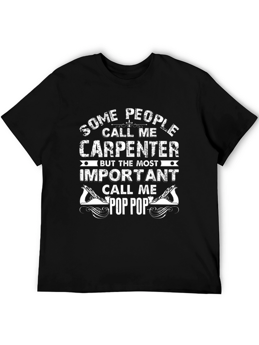 Carpenter Pop Pop T-Shirt - Gift for Grandpa