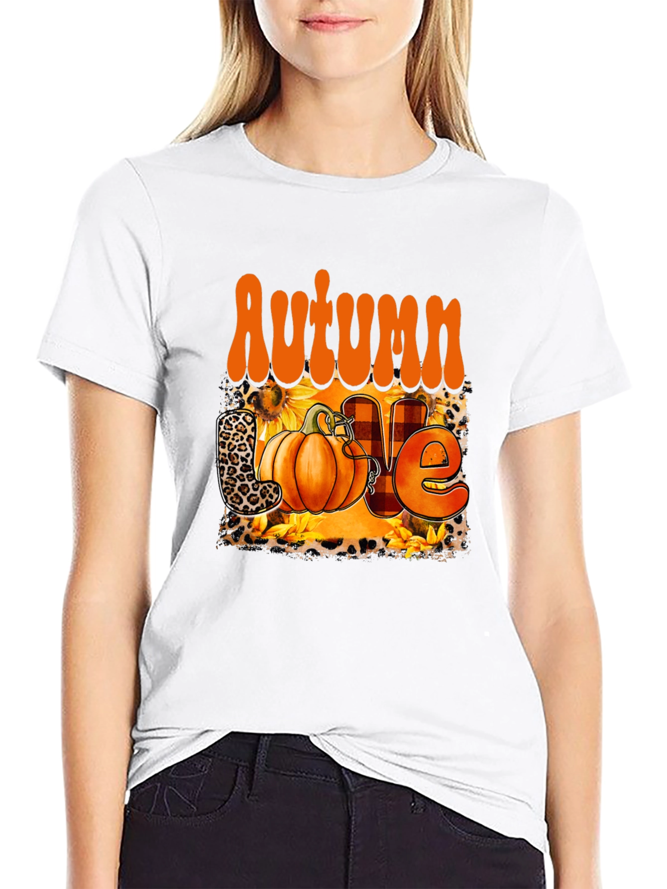 Autumn Love Pumpkin T-Shirt