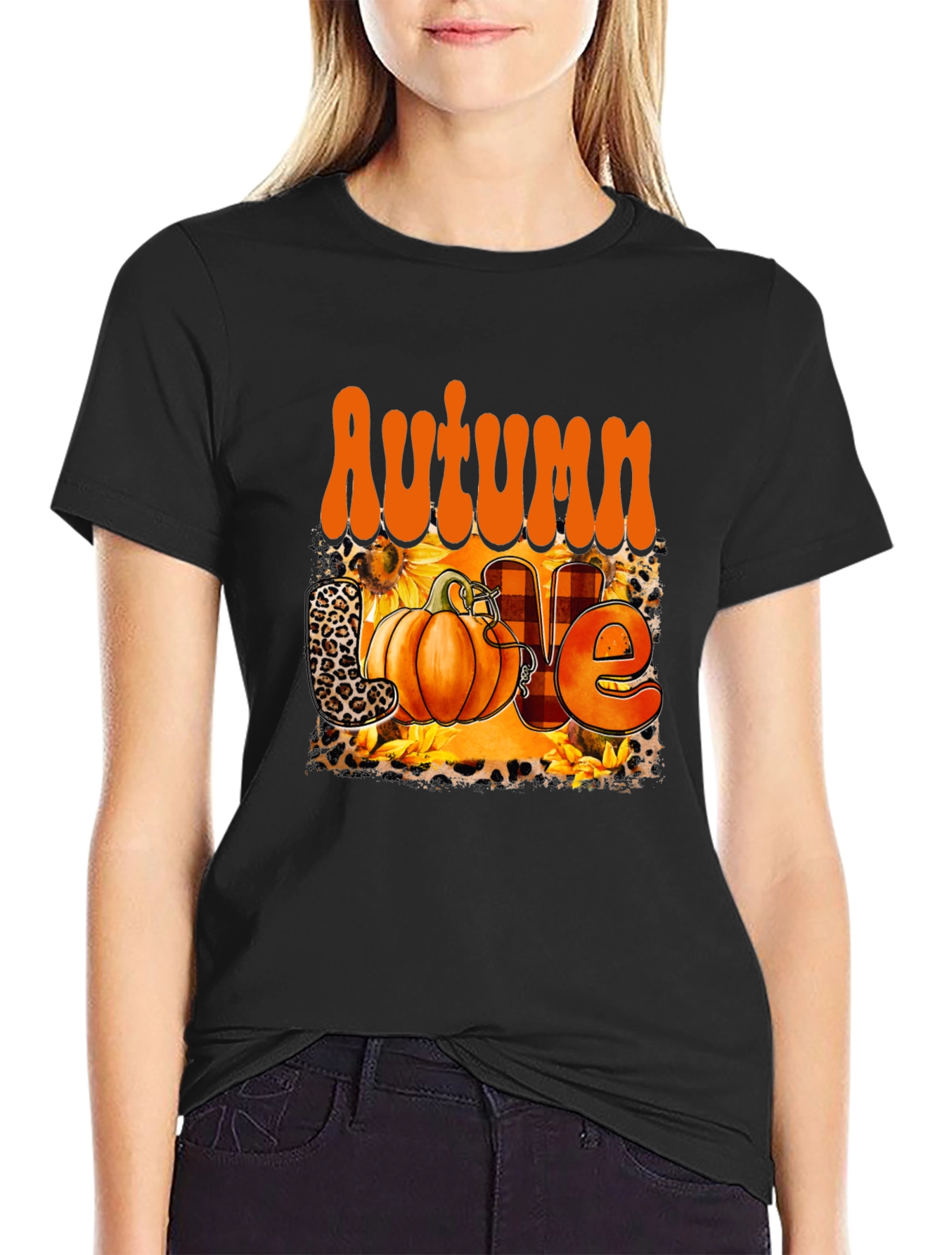 Autumn Love Pumpkin T-Shirt