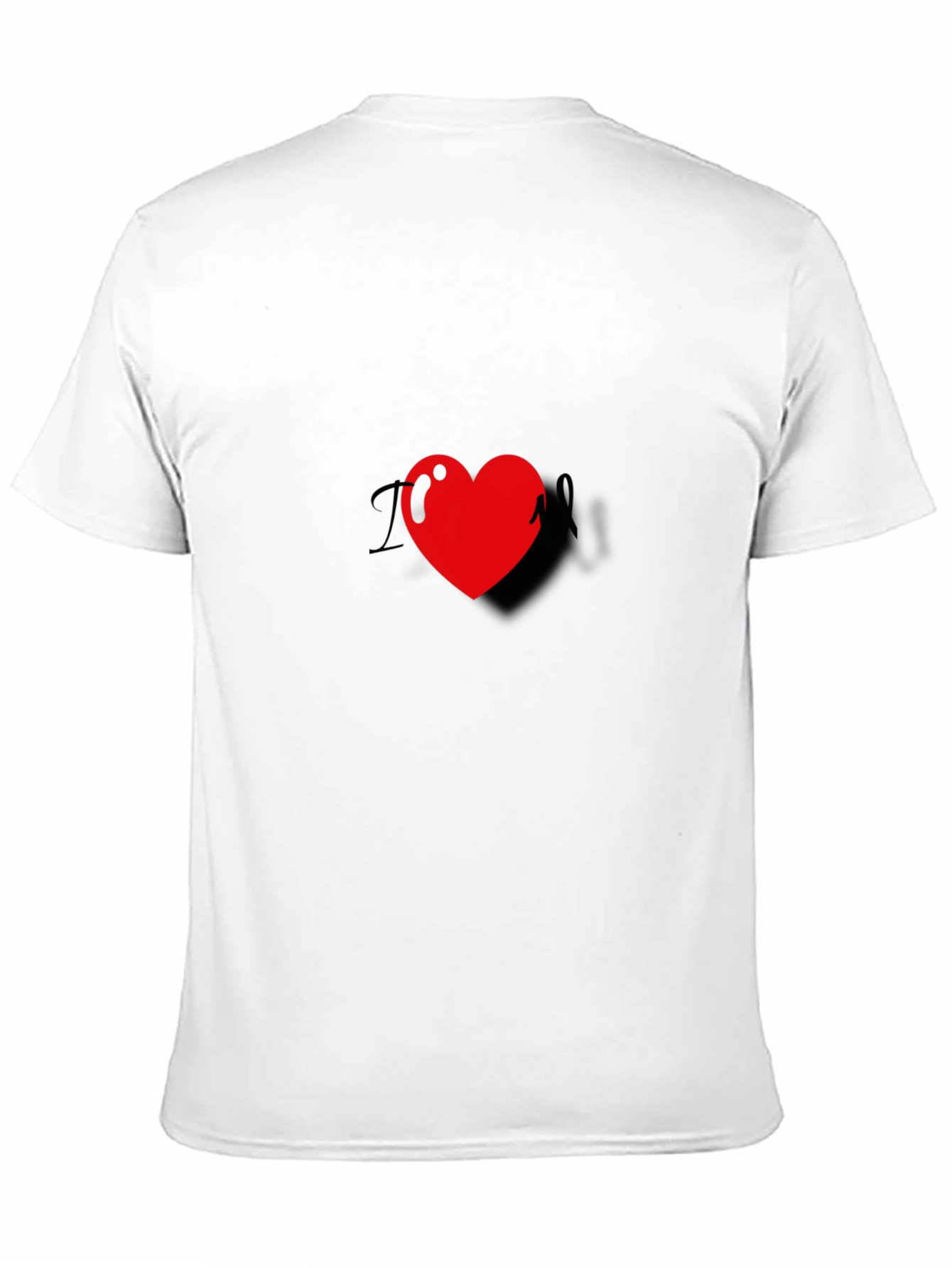 I Heart Black T-Shirt - Casual Fashion Tee